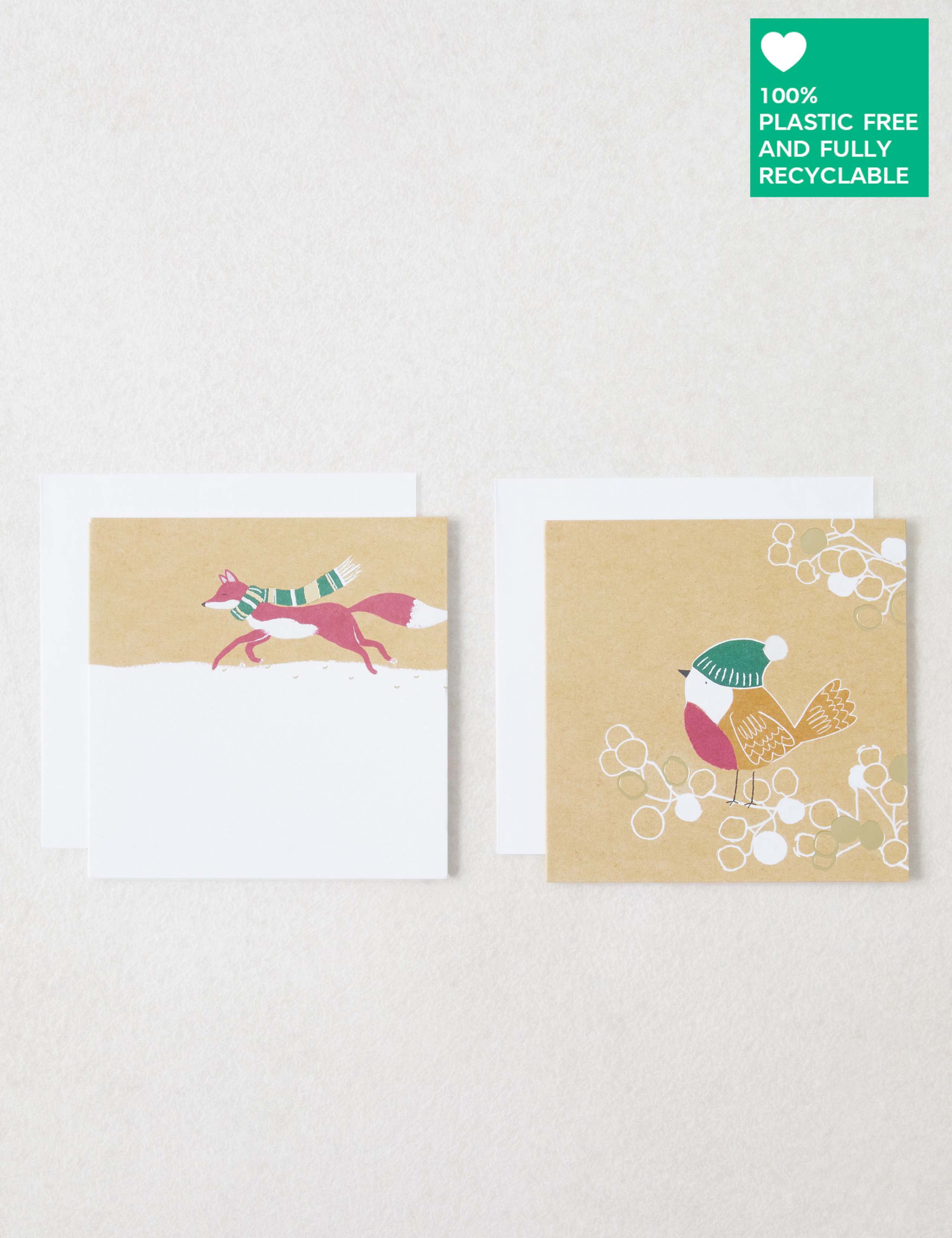 Cute Charity Christmas Cards - Pack of 20 - 2 Designs 1 of 4