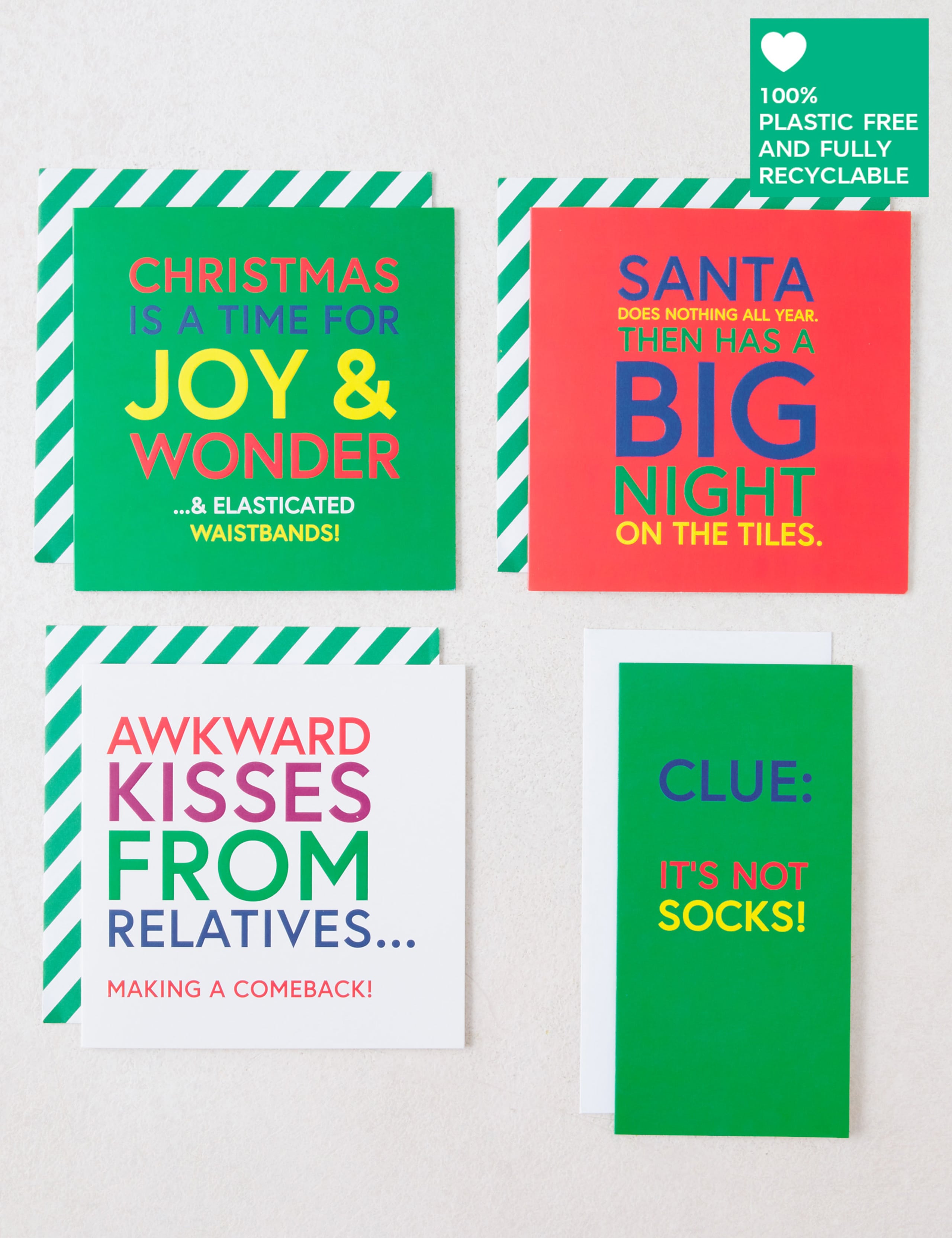 Contemporary Charity Christmas Cards & Money Wallet Pack - 3 Cards & 1 Money Wallet 1 of 8