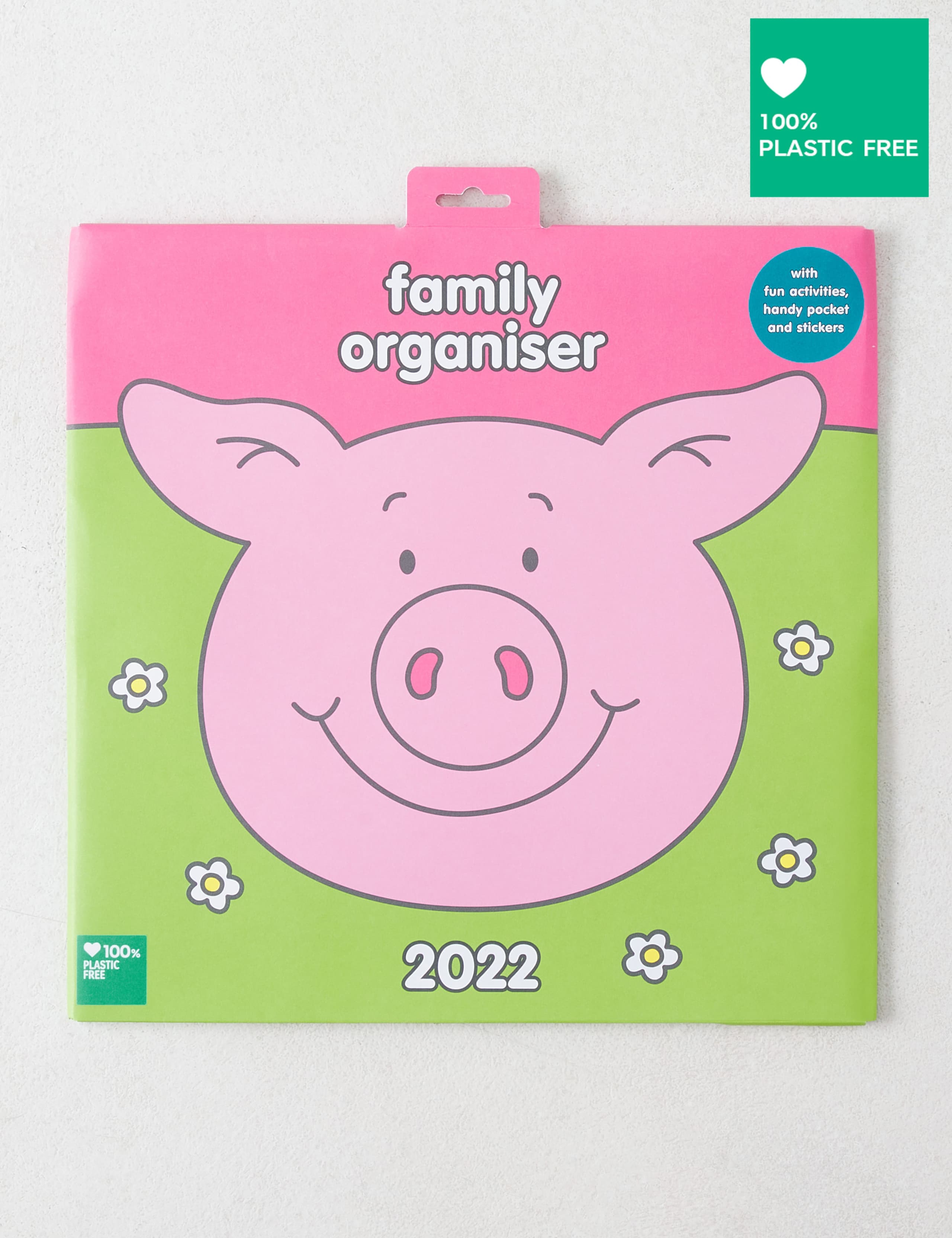 2022 Family Organiser - Fun Percy Pig™ Design with Monthly Activities & Stickers 1 of 7
