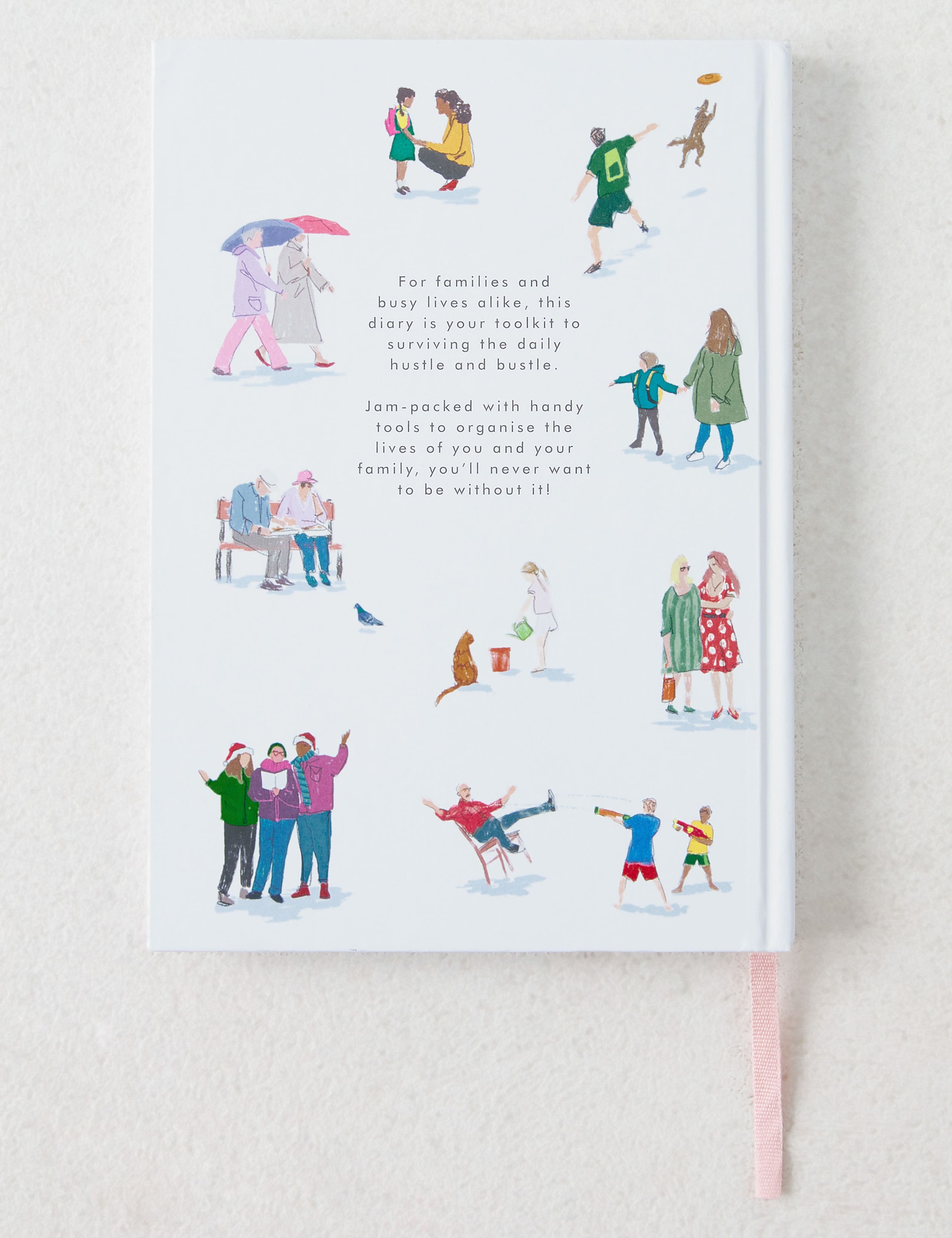 2022 Week to View Large Planner & Diary - Illustrated Family Life Design 4 of 4