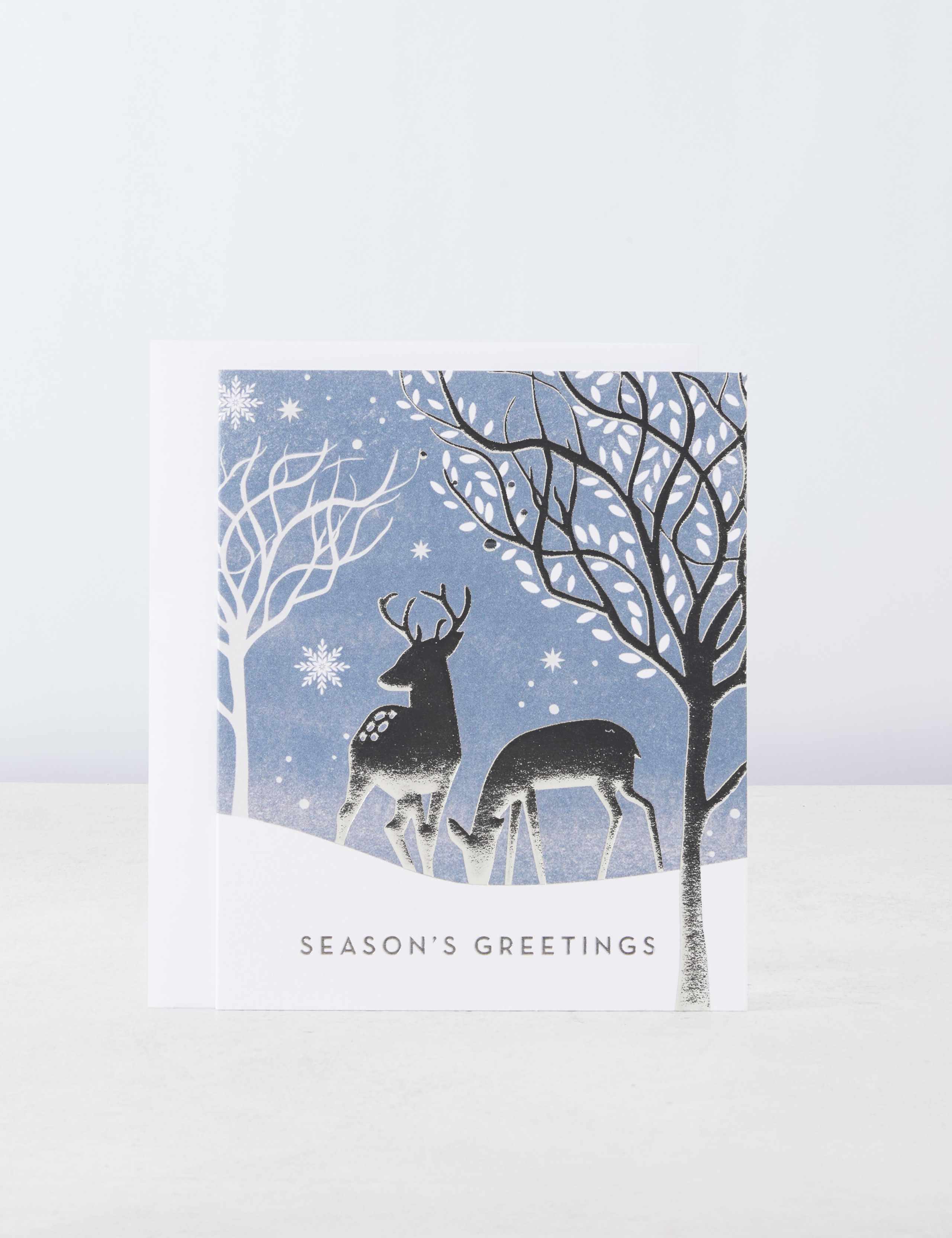 Luxury Silver Foil Charity Christmas Cards - 15 Card Pack 4 of 6