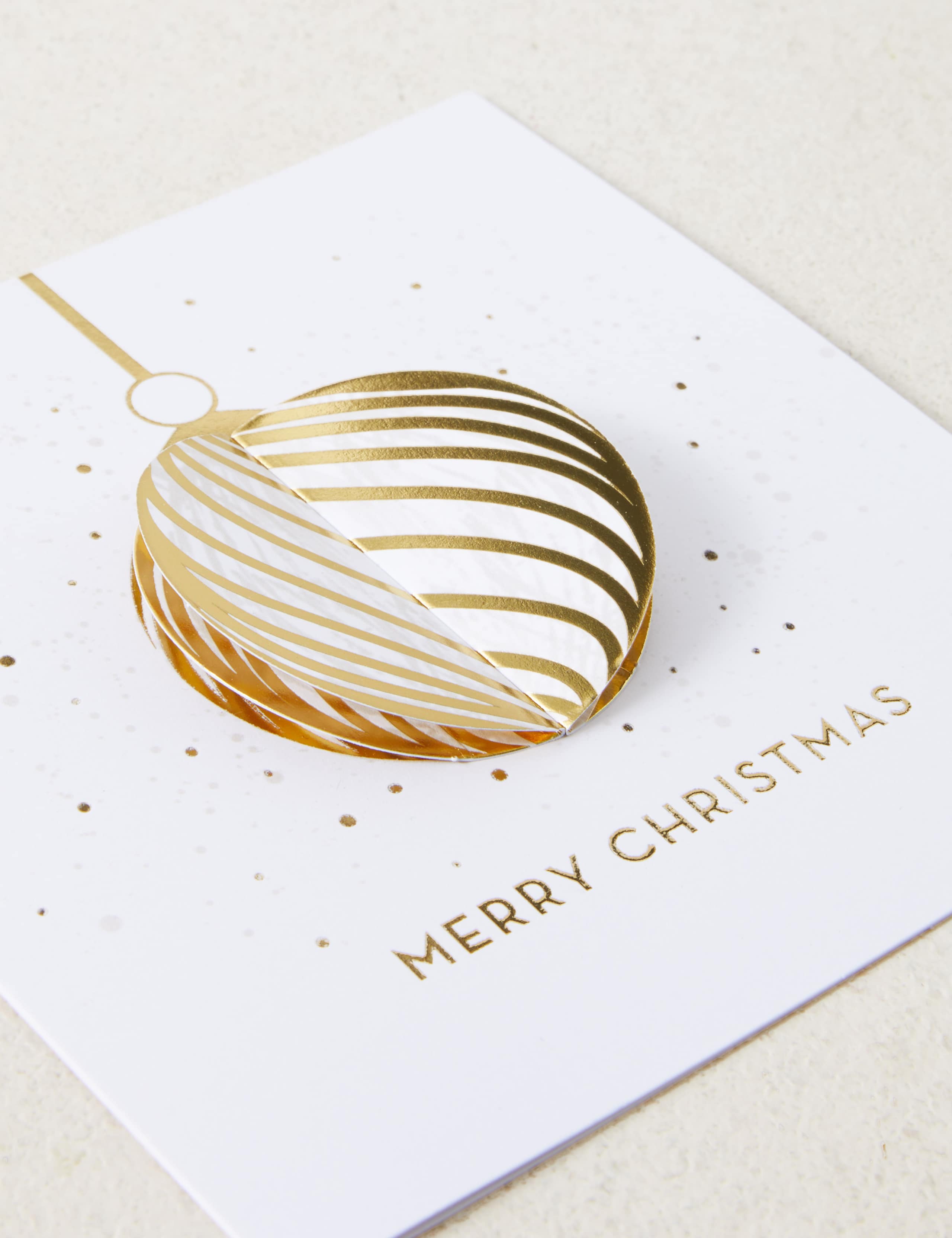 Luxury 3D Bauble Charity Christmas Cards - 4 Card Pack 4 of 4