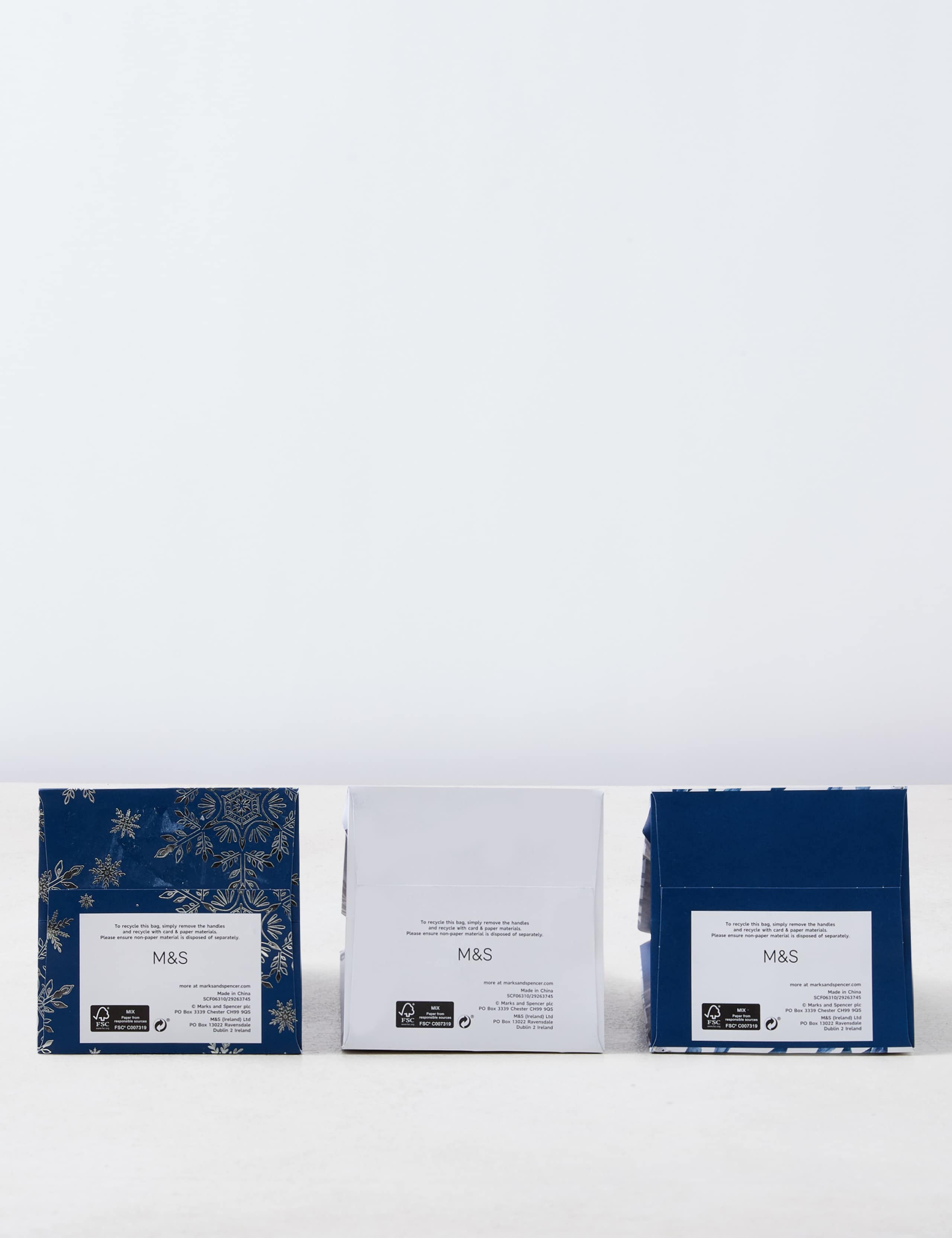 Luxury Christmas Bottle Bag Trio - Single Pack - 3 Bags 2 of 3