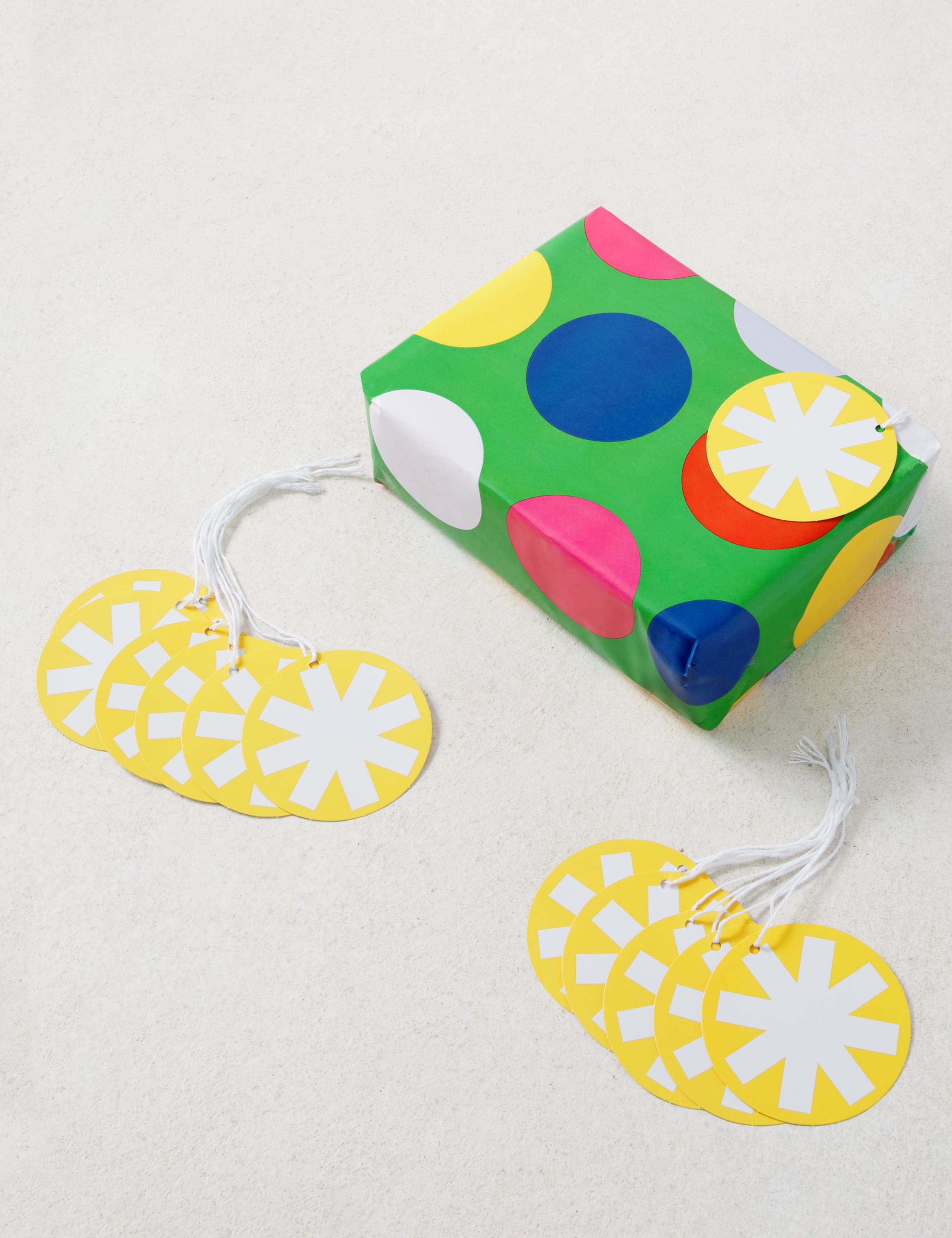Contemporary Christmas Brights Wrap & Tag Pack - 14m Wrapping Paper & 12 Tags 2 of 2