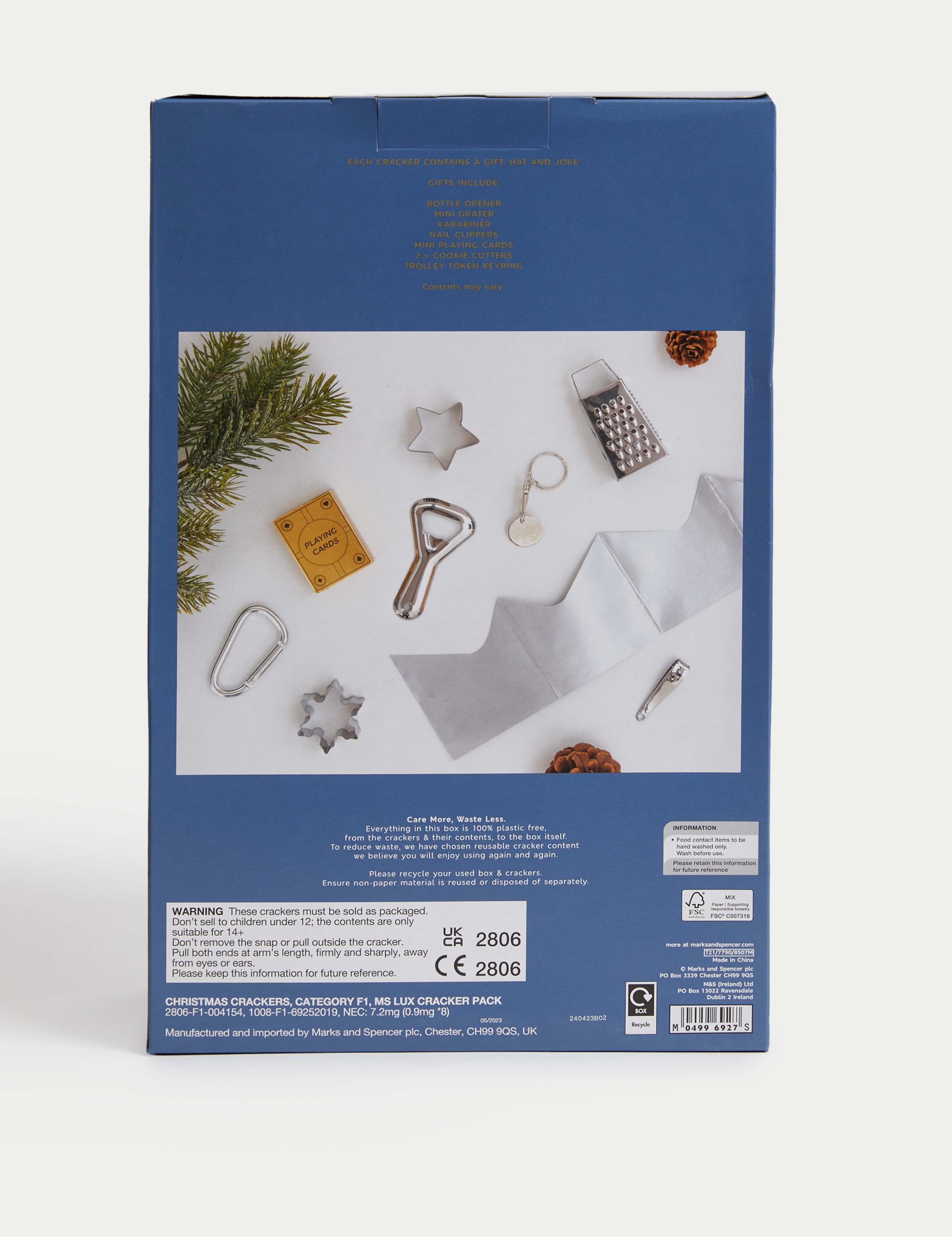 Luxury Christmas Crackers - Silver Design 4 of 4