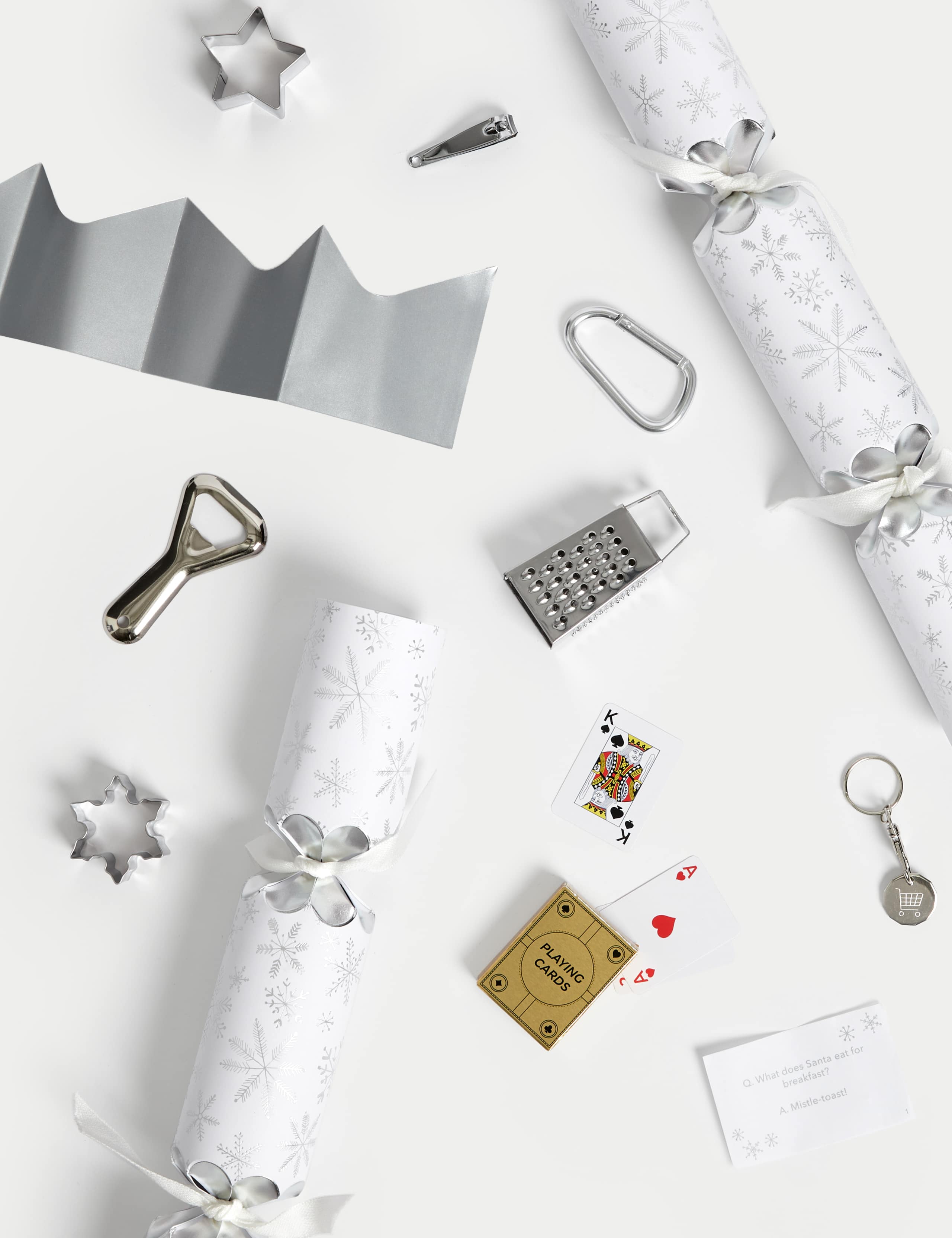 Luxury Christmas Crackers - Silver Design 2 of 4