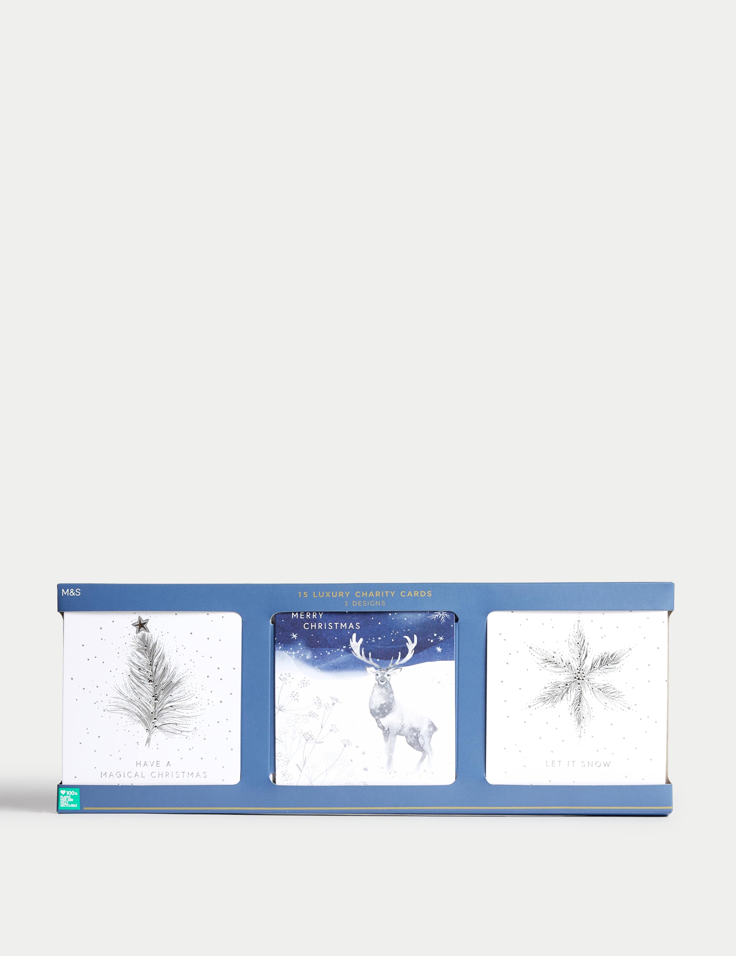 Luxury Charity Christmas Cards - Silver Designs 1 of 6