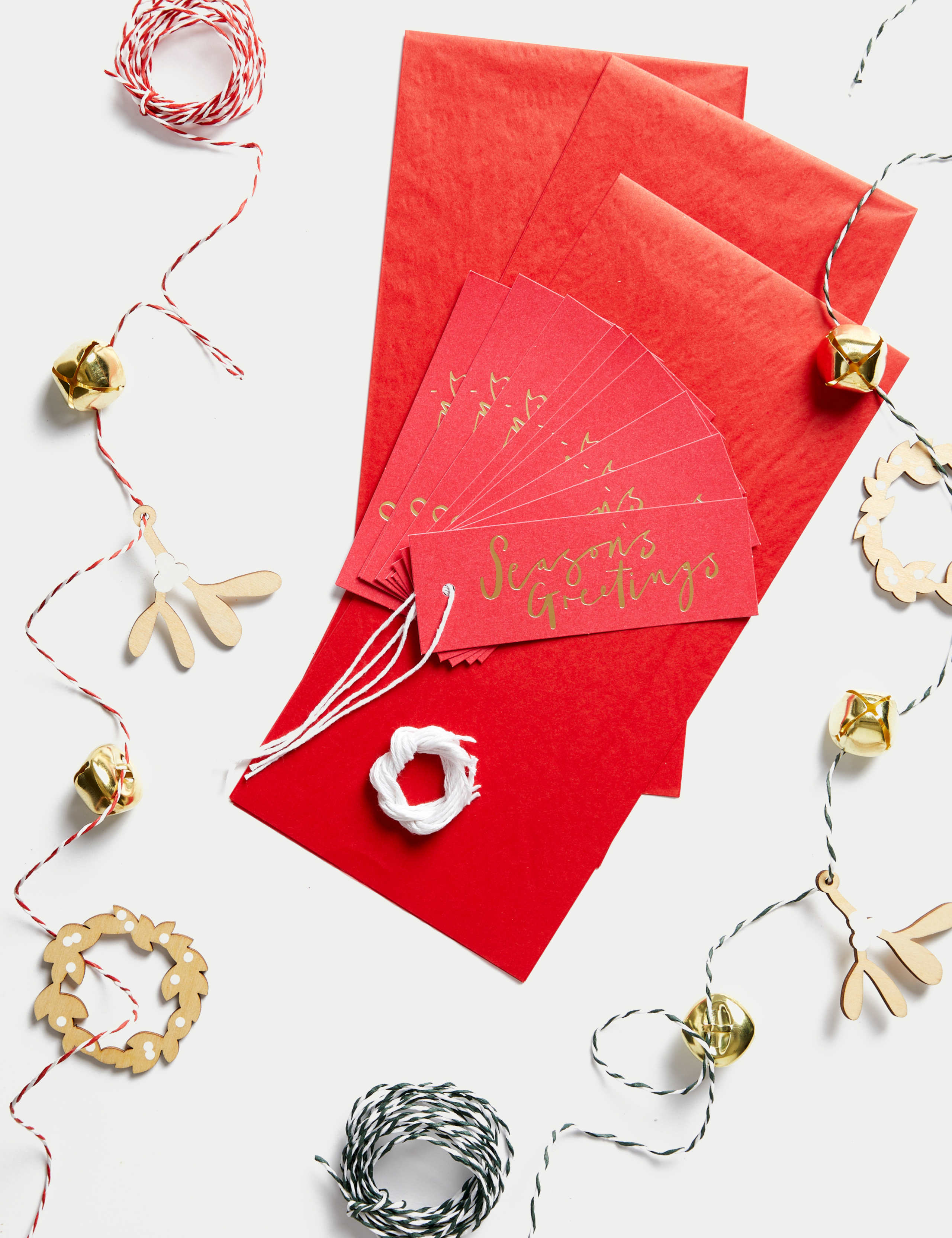 Christmas Luxury Gift Wrapping Accessories Pack - Red 2 of 3