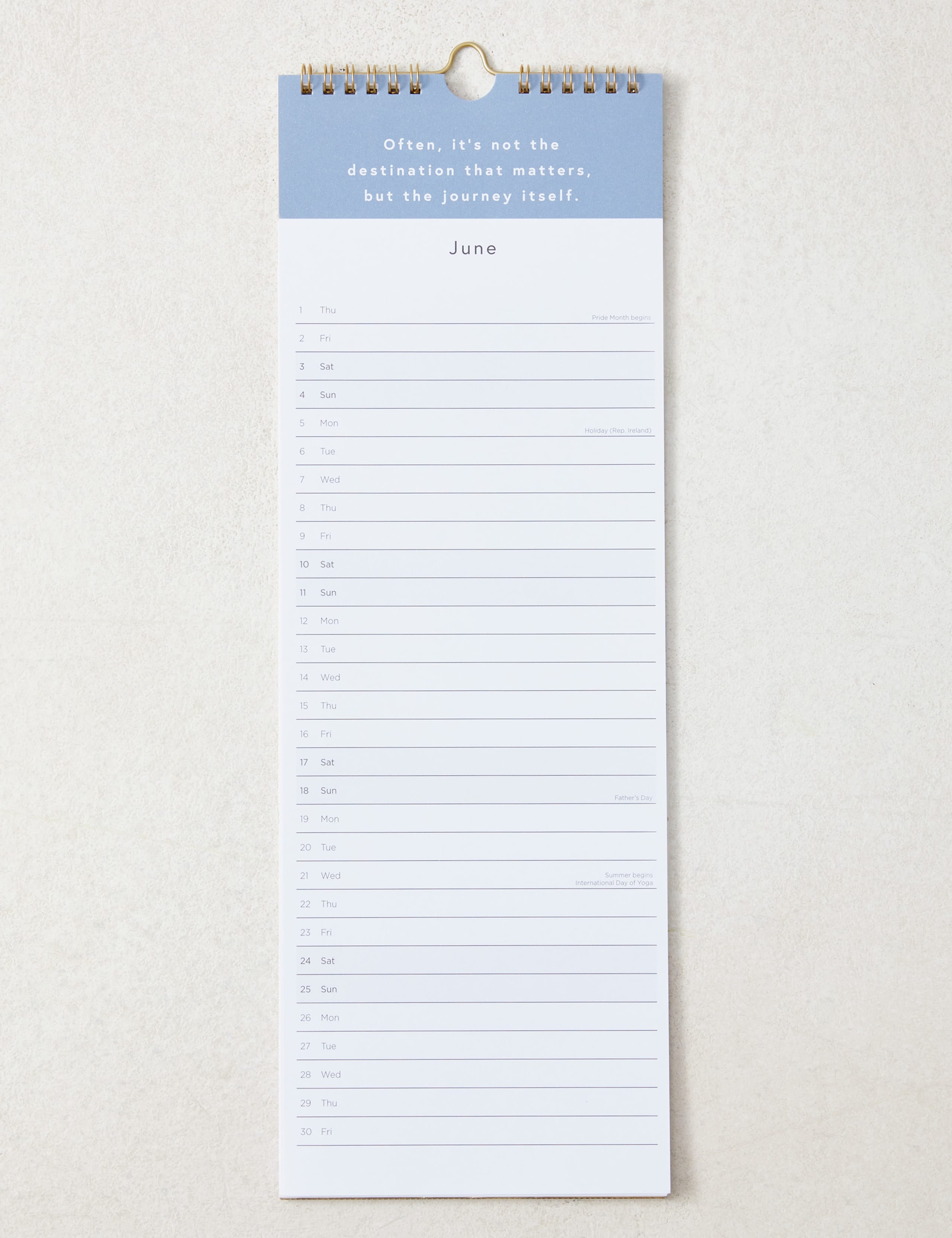 2023 Slimline Calendar - Contemporary Mindfulness Design 2 of 3