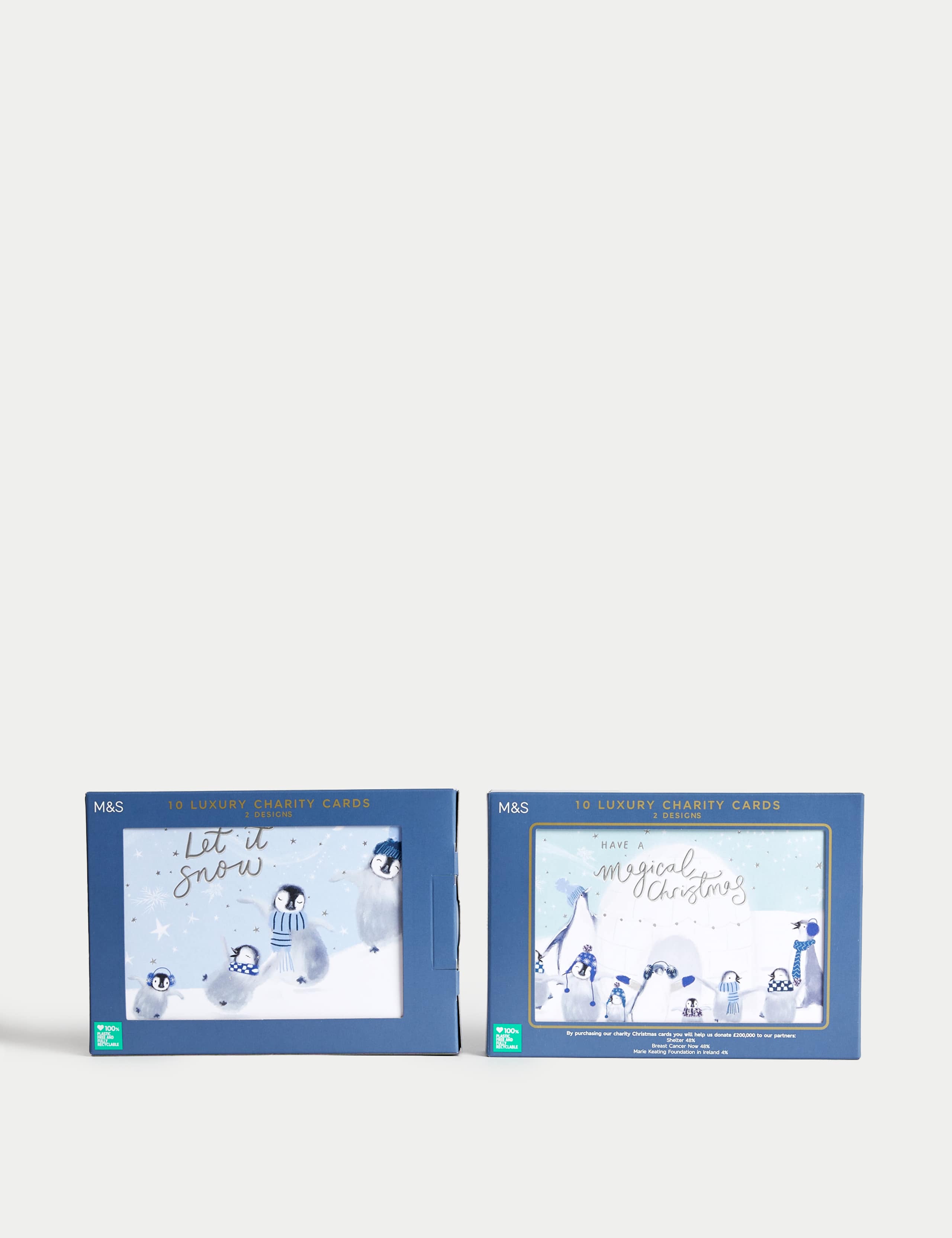 Luxury Charity Christmas Cards - Penguin Designs 1 of 5