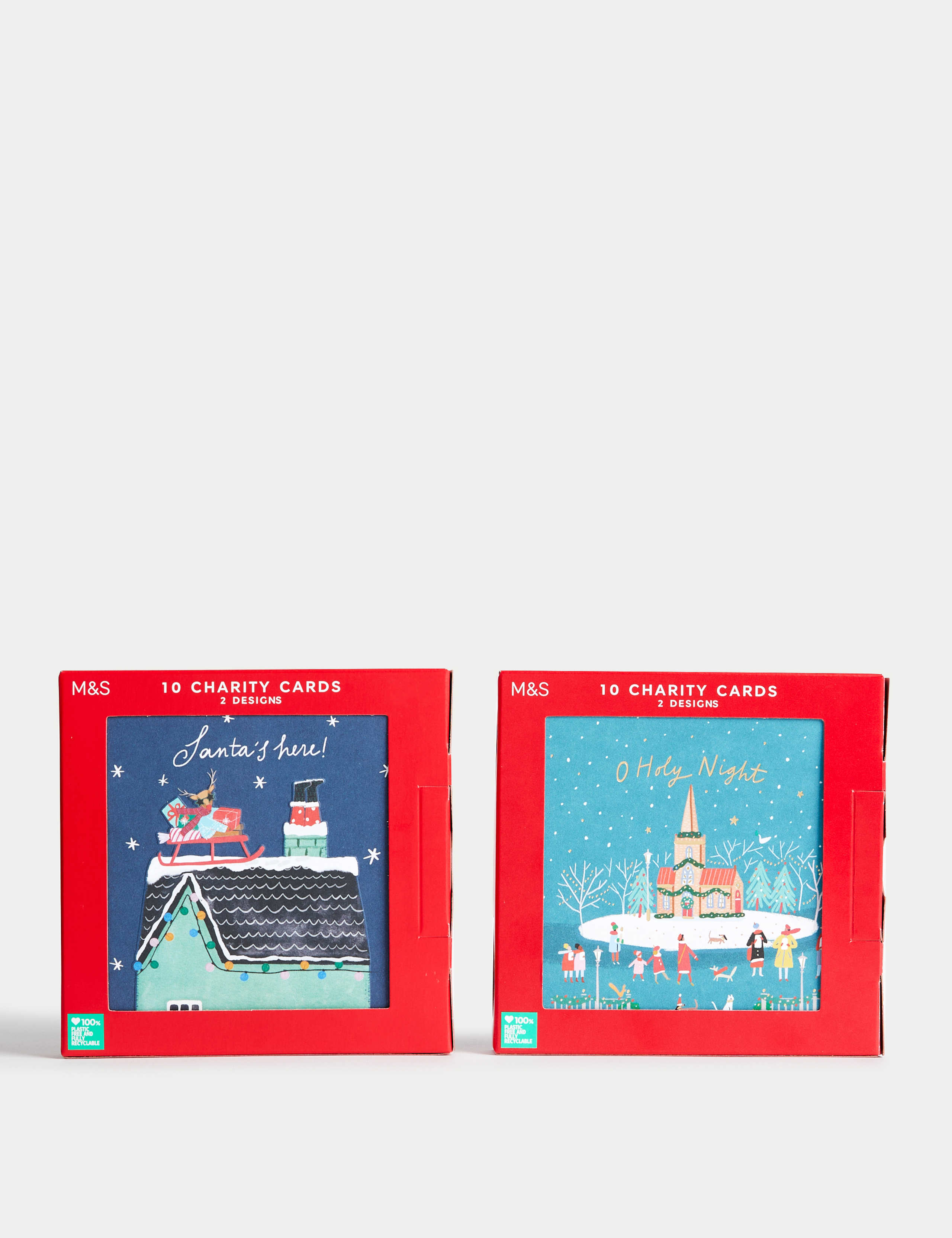 Charity Christmas Cards - Village Scene Designs 1 of 4