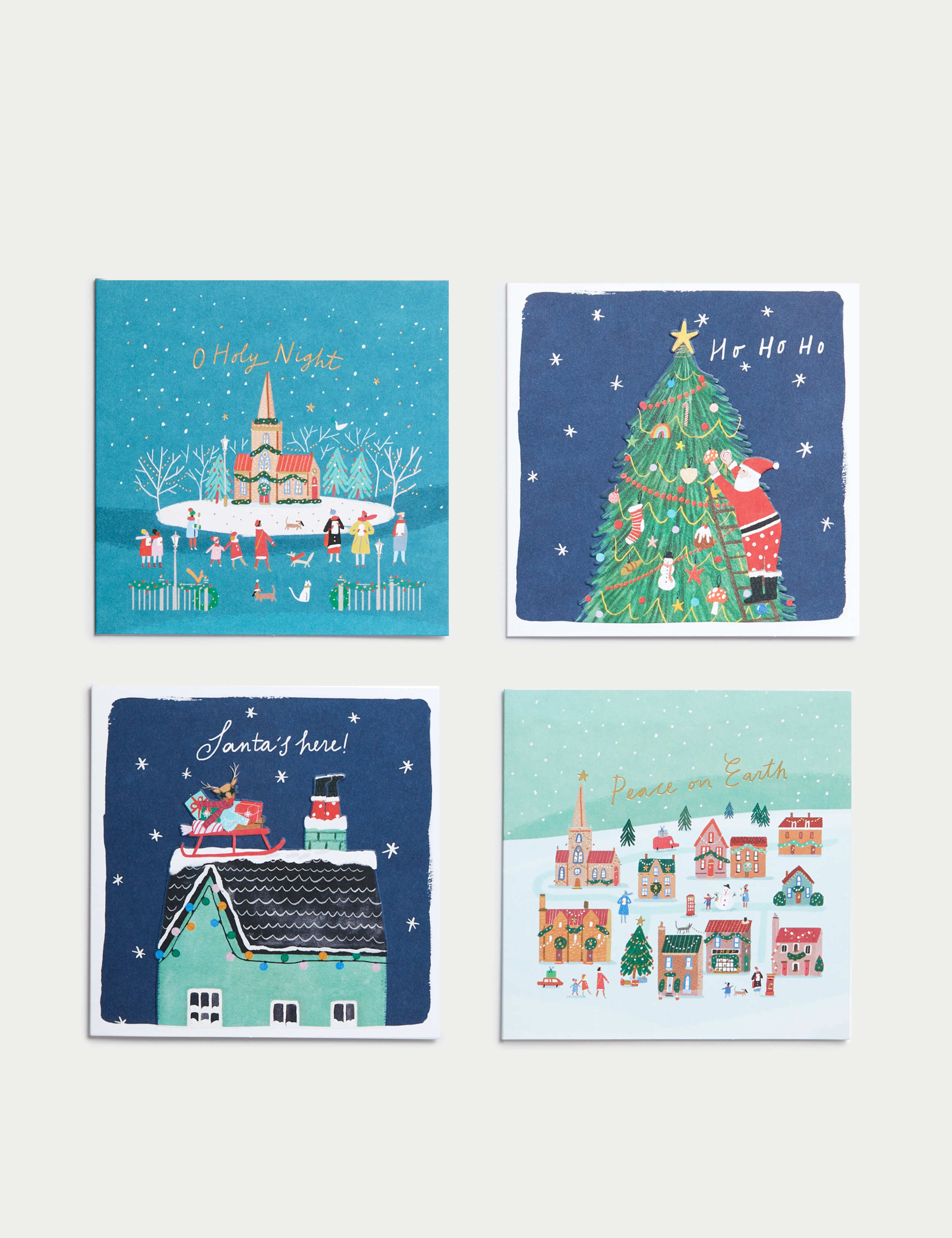Charity Christmas Cards - Village Scene Designs 2 of 4