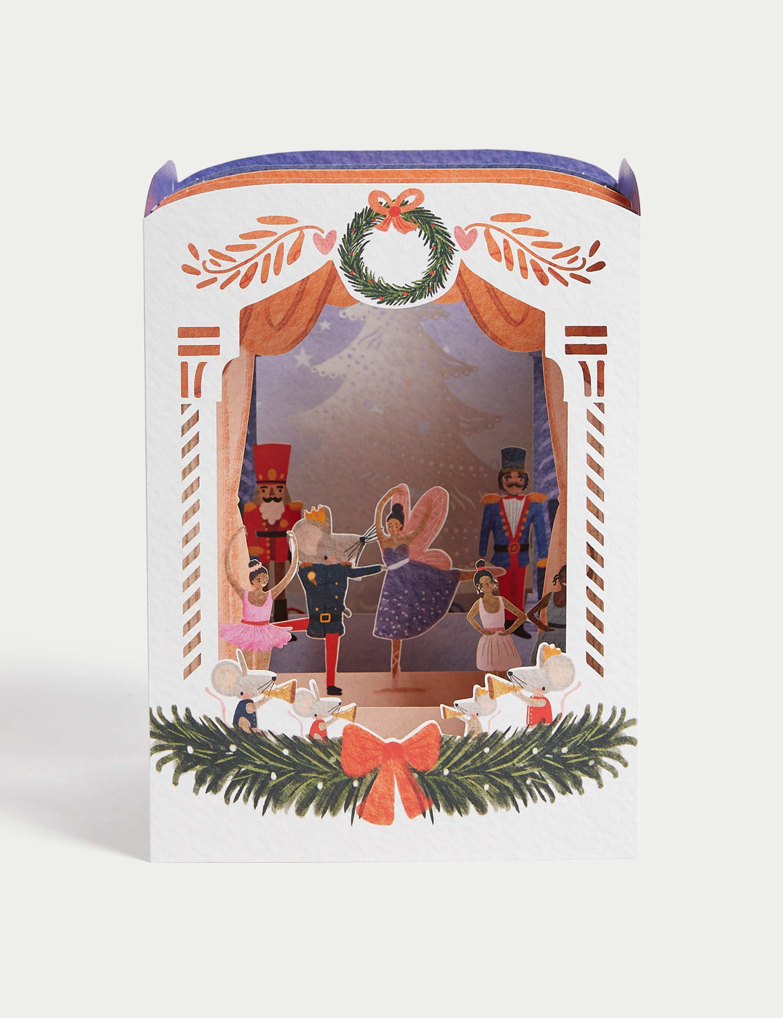 3D The Nutcracker Theatre Charity Christmas Card 1 of 5