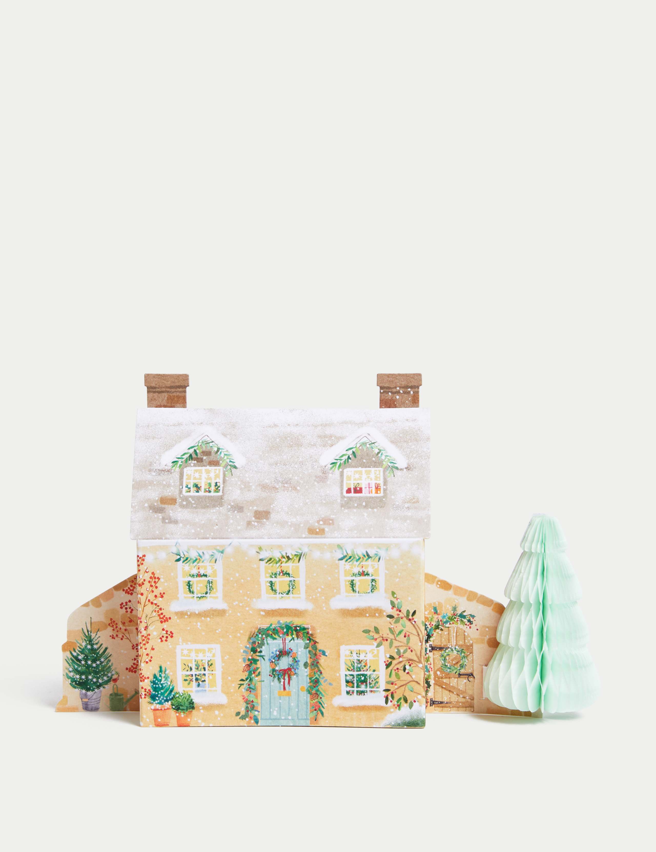 4 Charity Christmas Cards - 3D Pop-up House Design 1 of 3