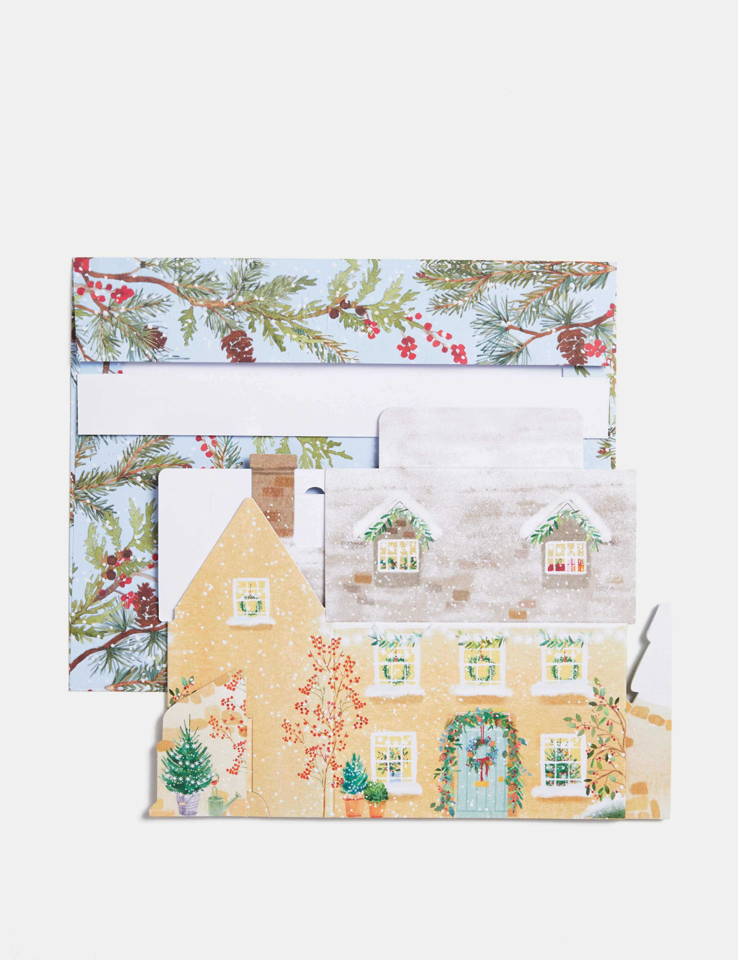 4 Charity Christmas Cards - 3D Pop-up House Design 3 of 3