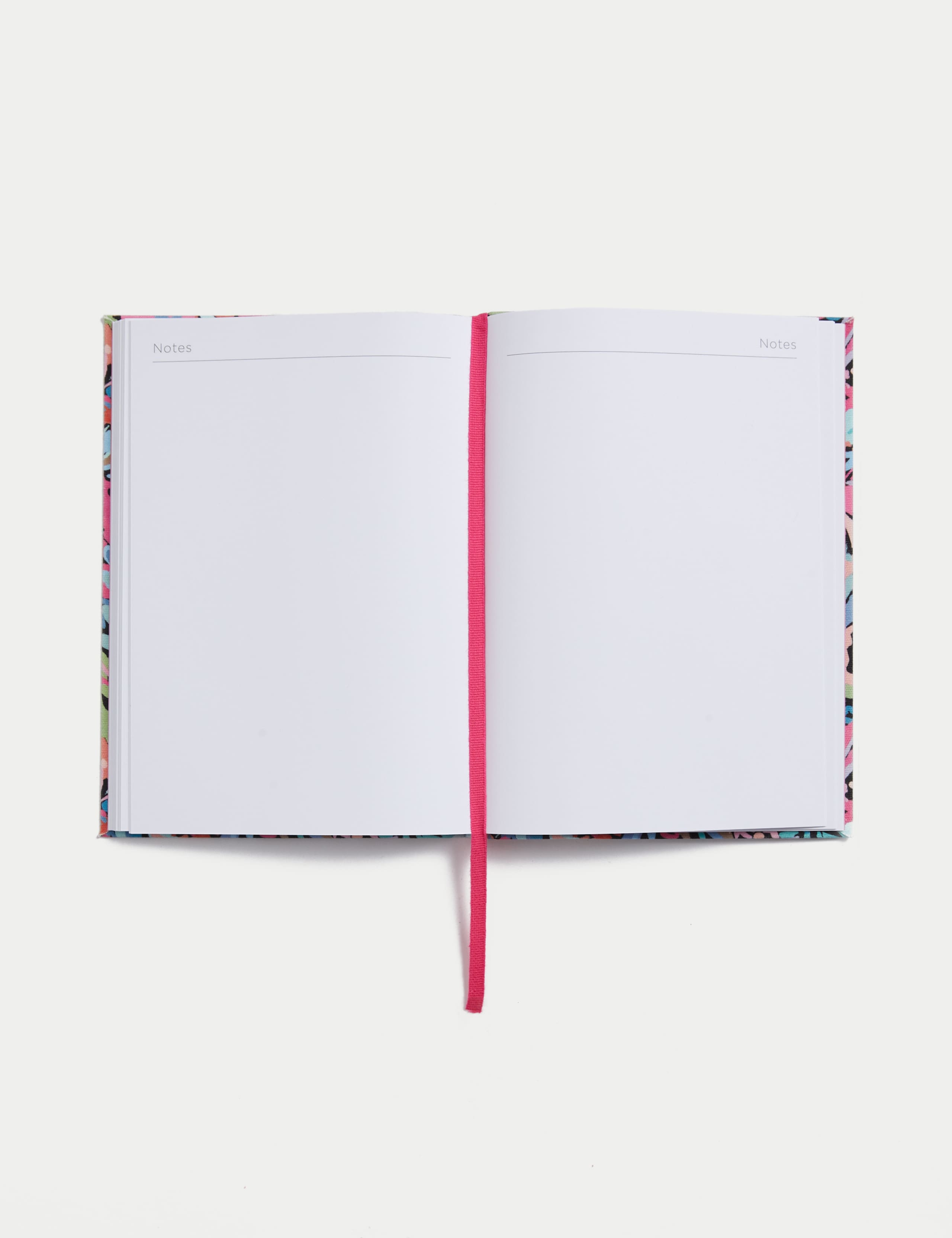 2025 Large A5 Week to View Diary - Vibrant Floral Fabric Cover 4 of 5