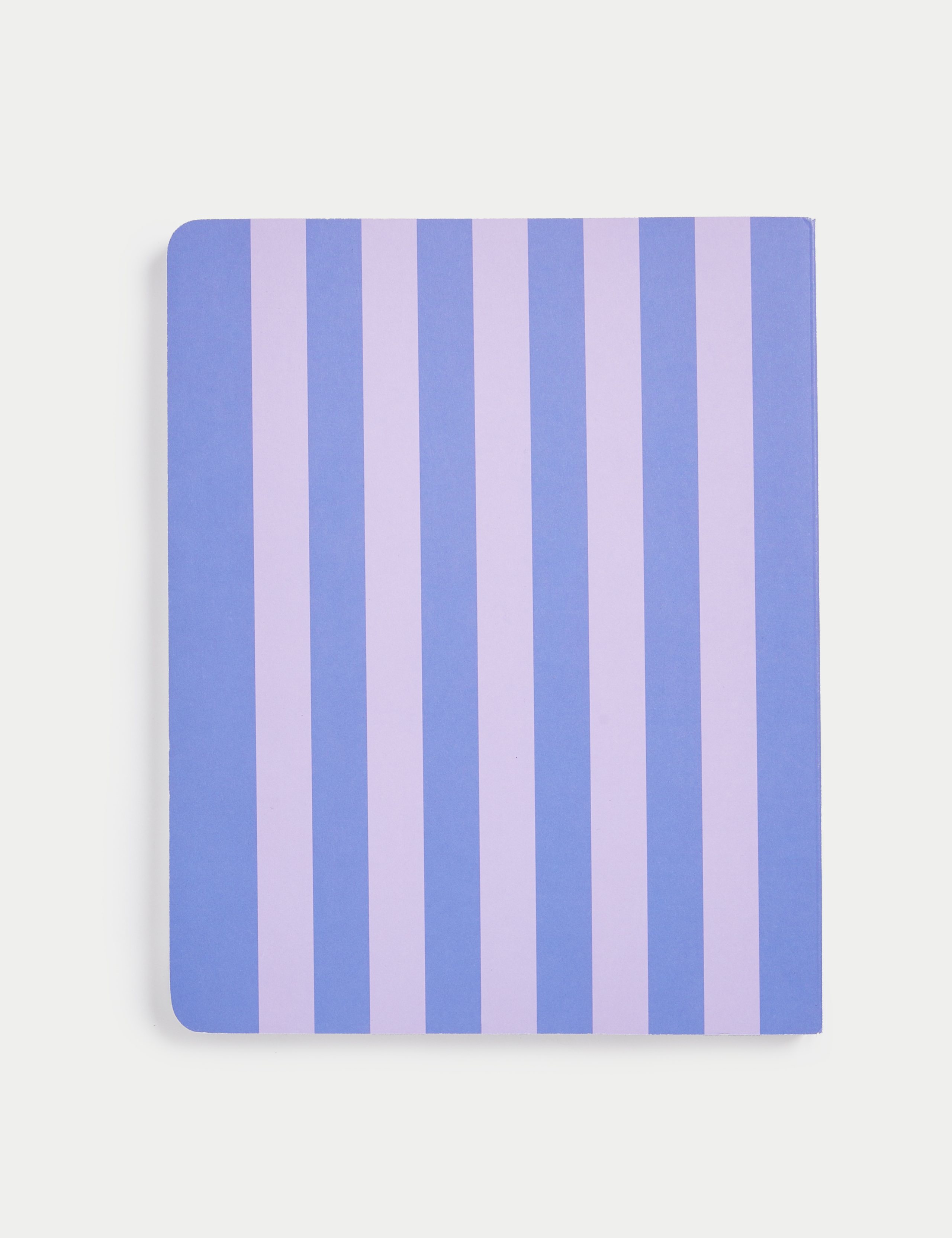 2025 Large B5 Week to View Diary - Blue & Lilac Stripe Design 5 of 5