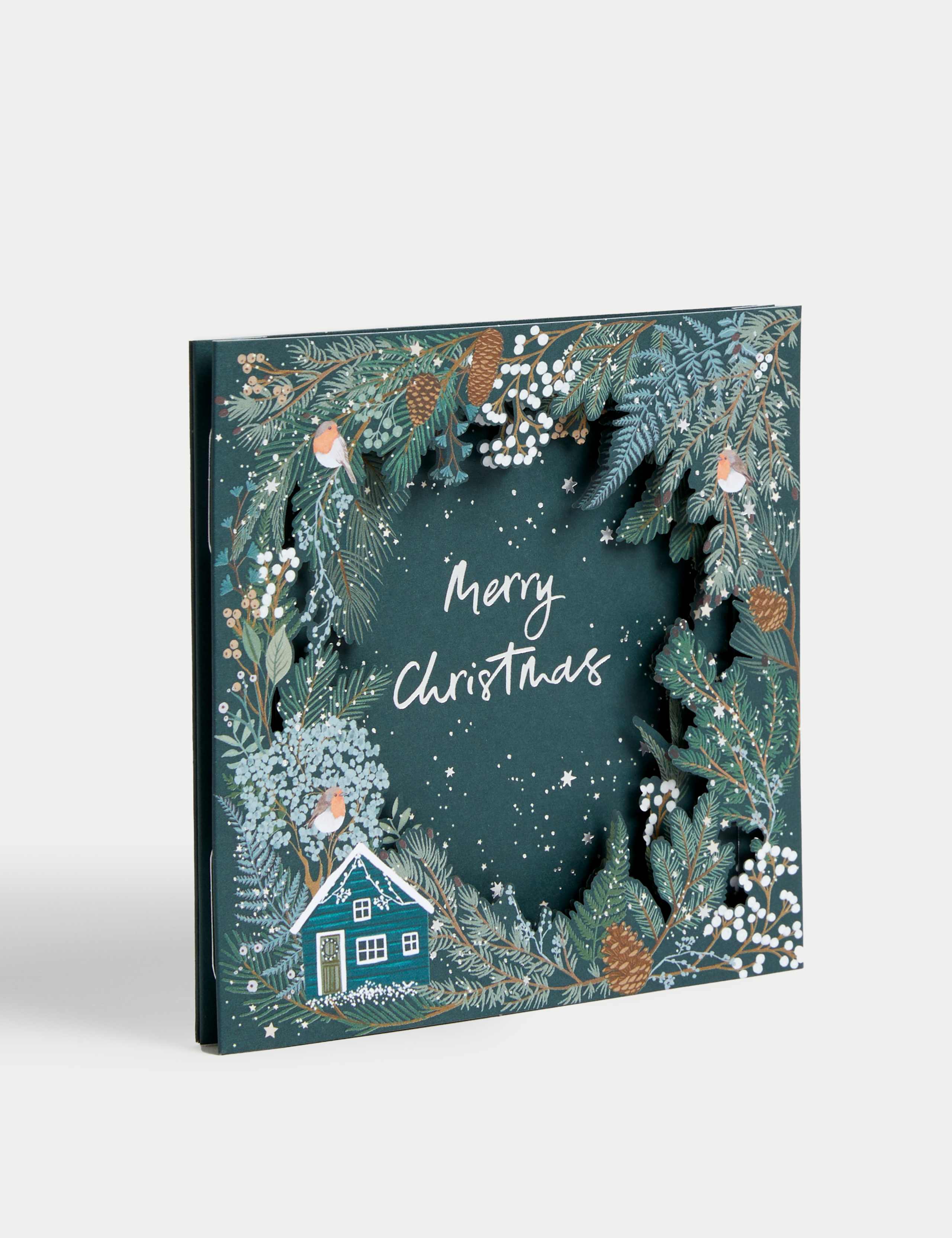 34 Charity Christmas Cards - Winter Foliage Designs 10 of 10