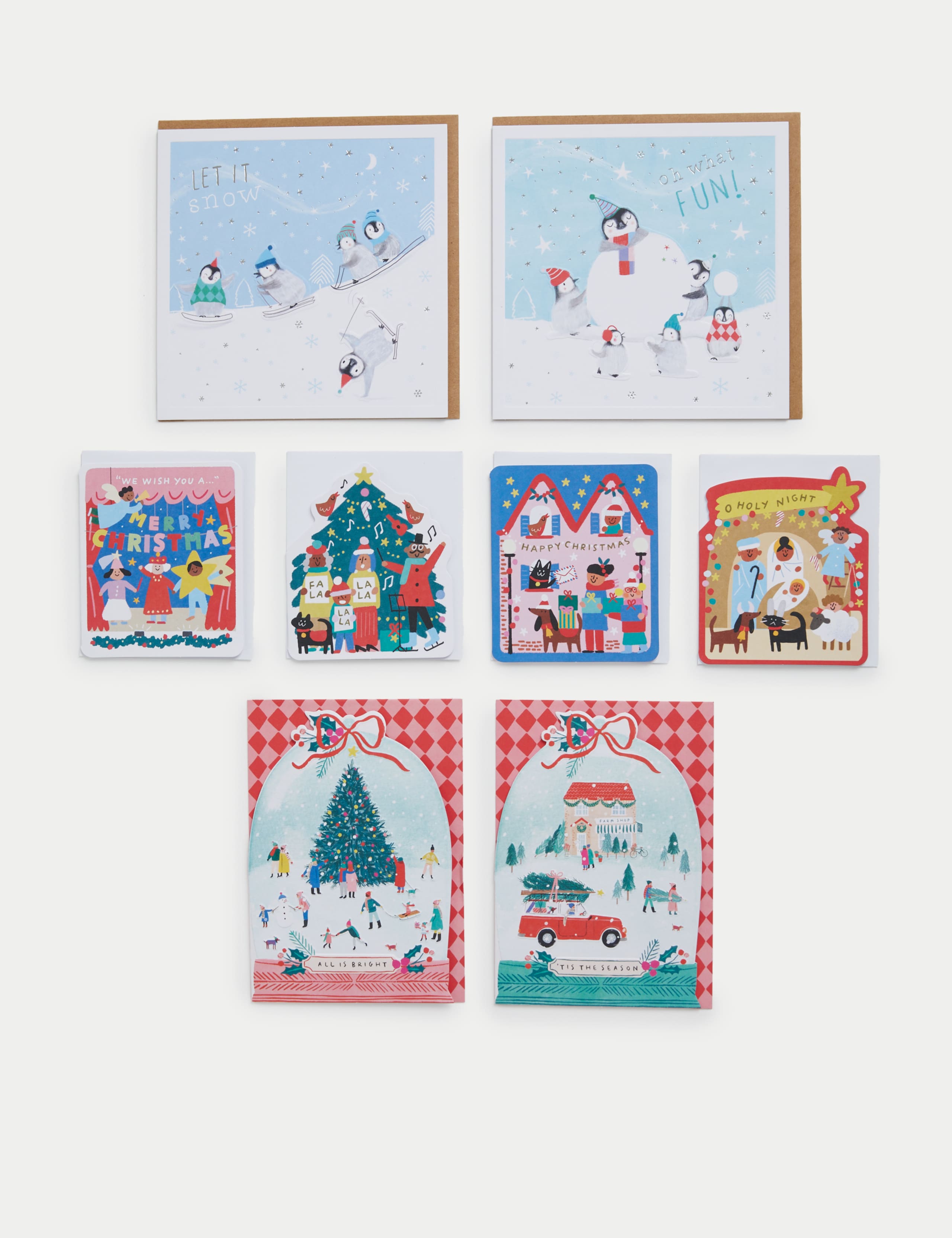 50 Charity Christmas Cards - Cute Fun Festive Designs 2 of 8