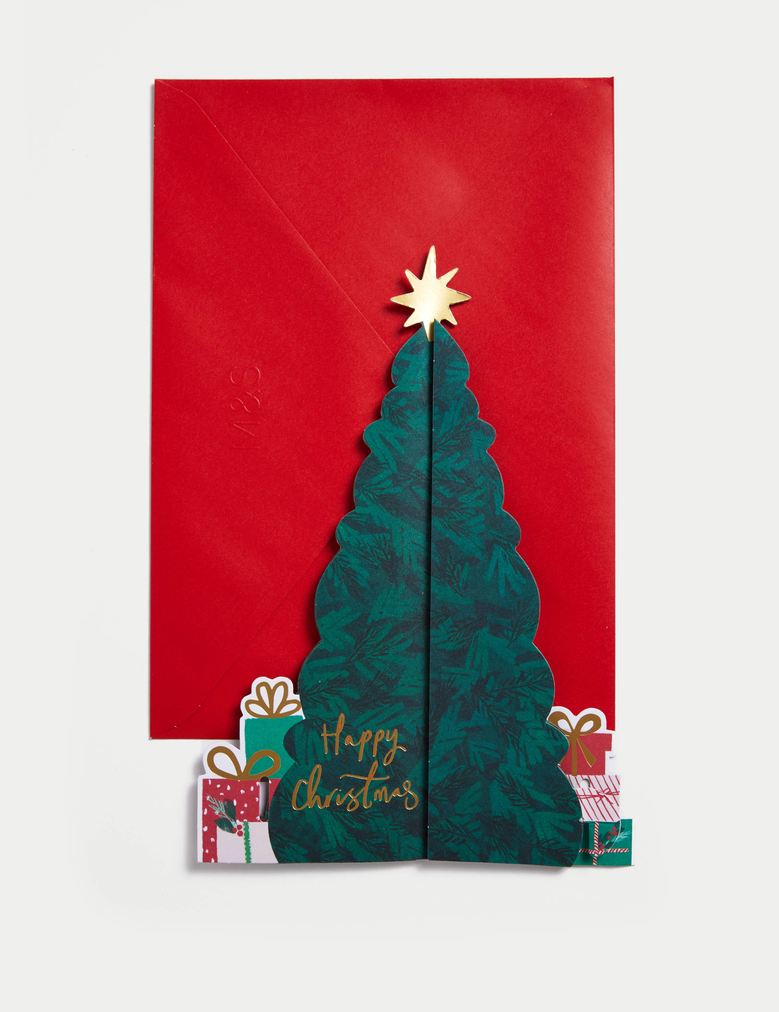 3D Pop-Up Honeycomb Tree Charity Christmas Card 3 of 5