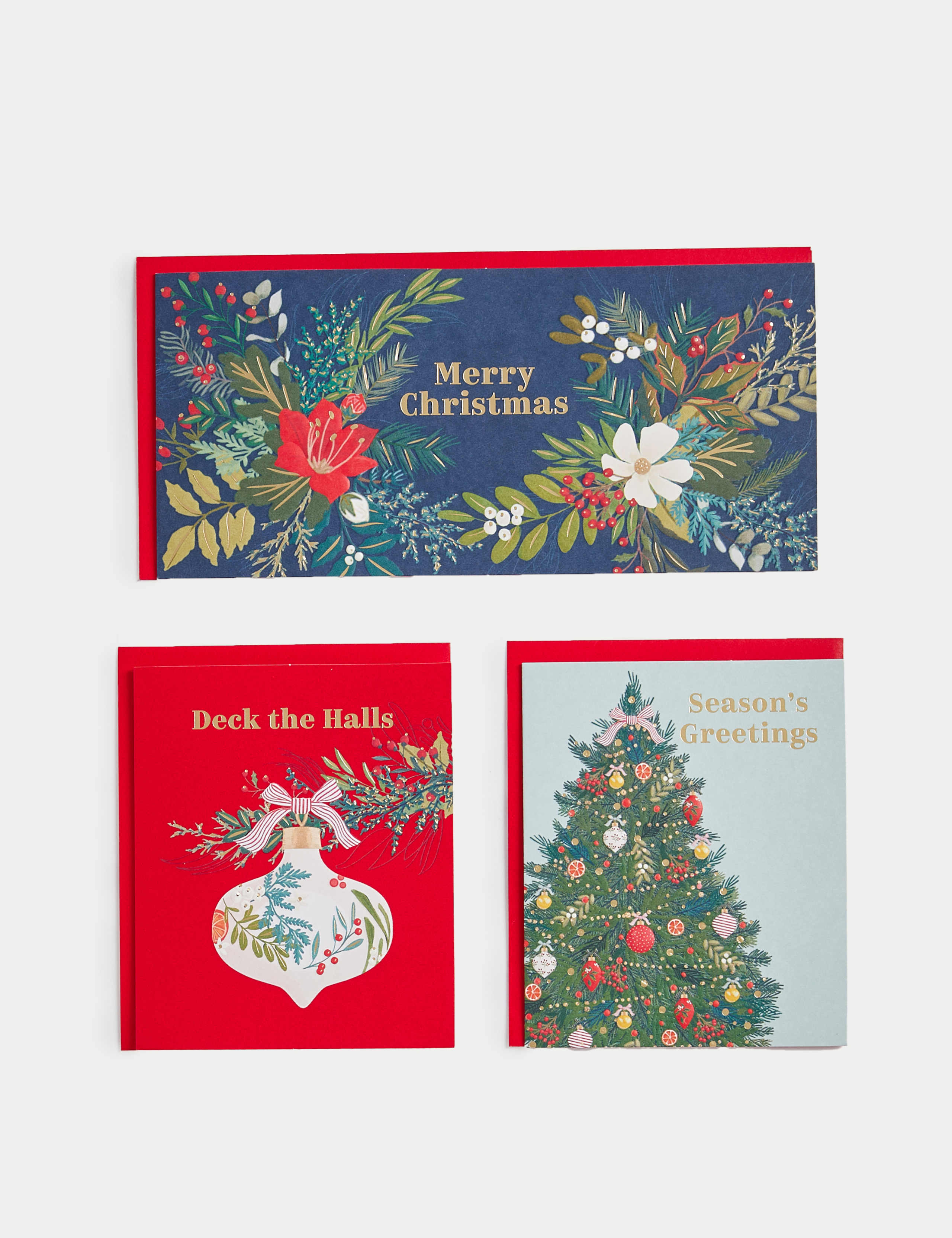 Red 3M Christmas Gift Wrap with Cards, Tags, Bags & Tissue 3 of 5