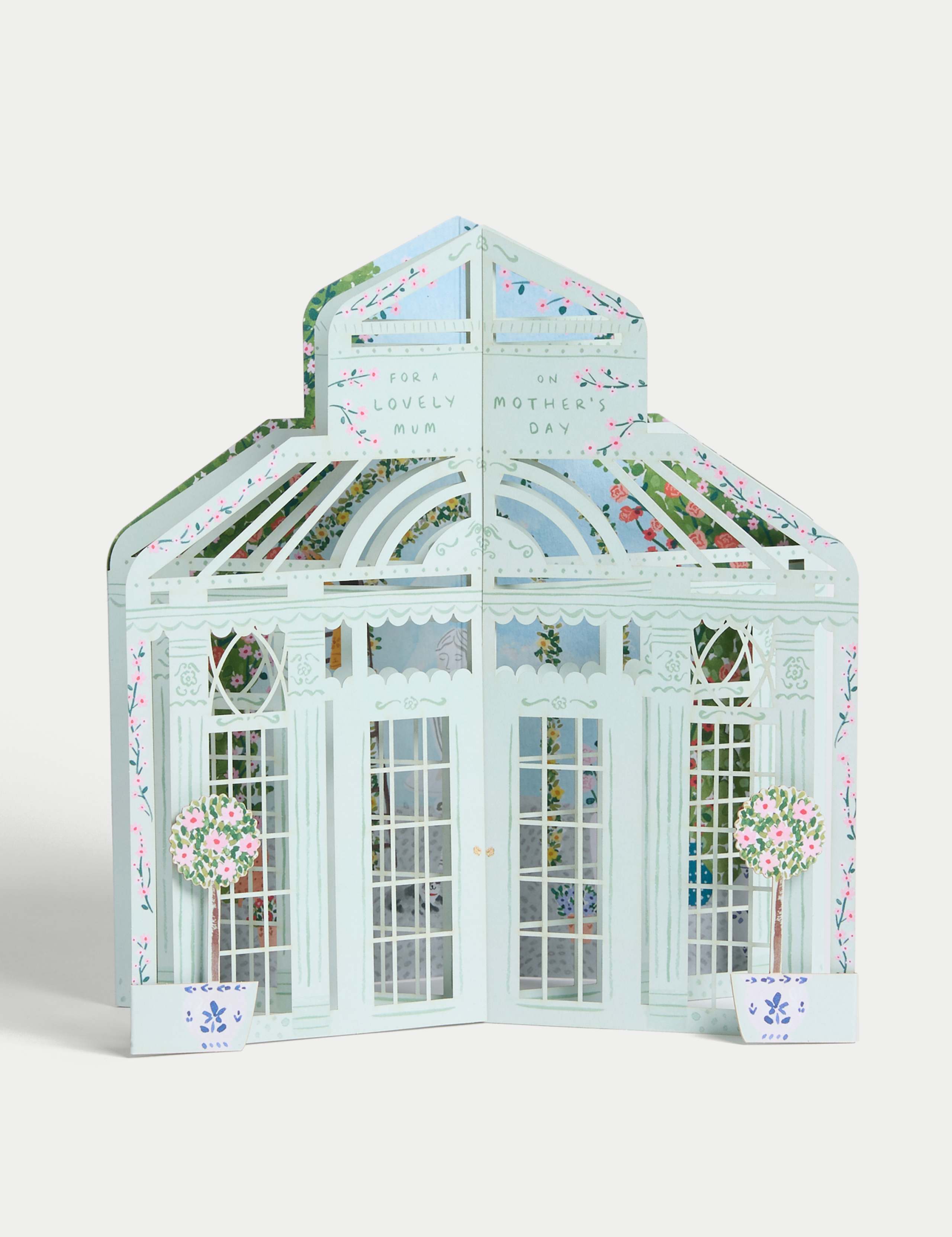 3D Pop Up Mother's Day Card - Greenhouse Design 1 of 5