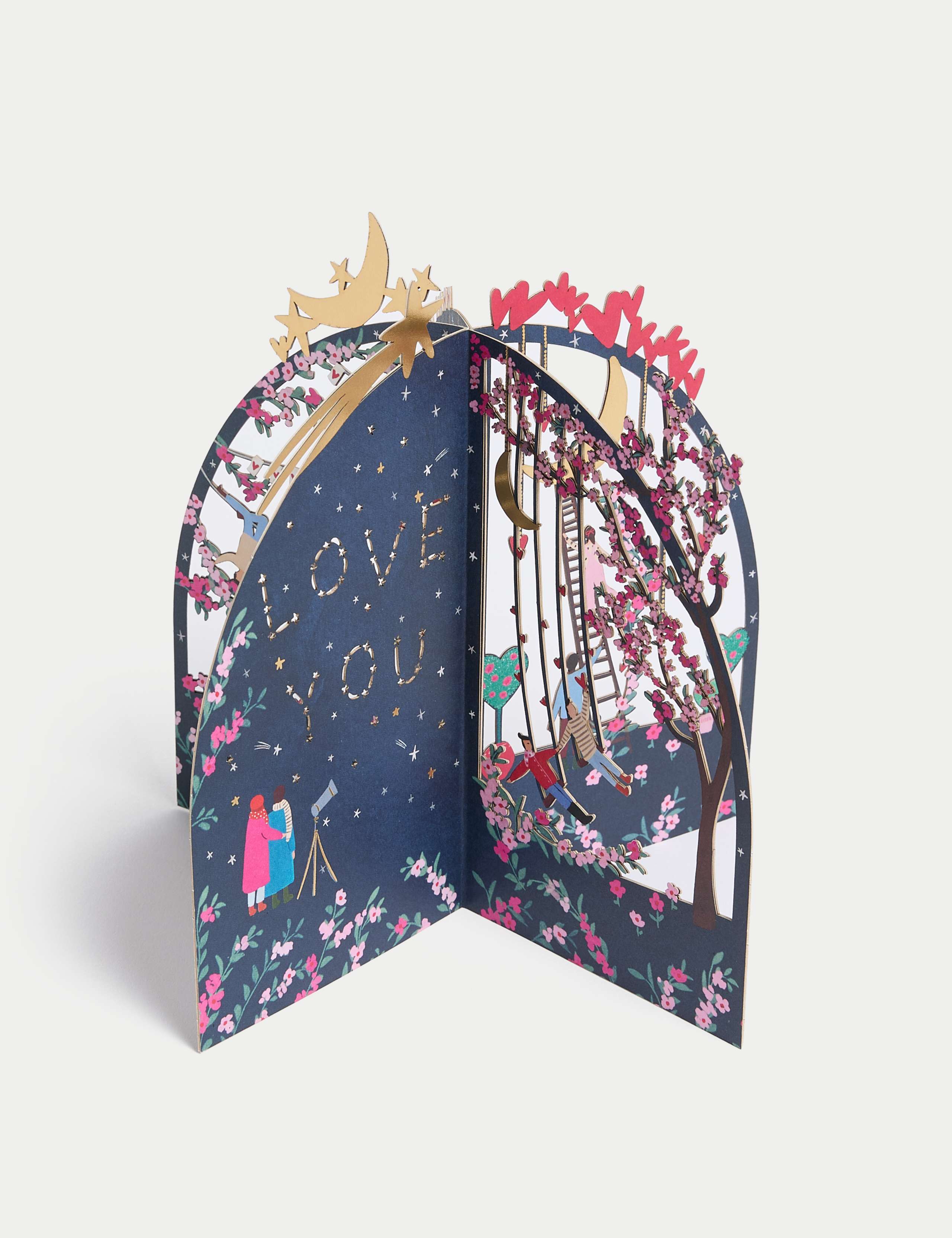 Valentine's Day Card - 3D Pop-Up Love Story Design 1 of 6