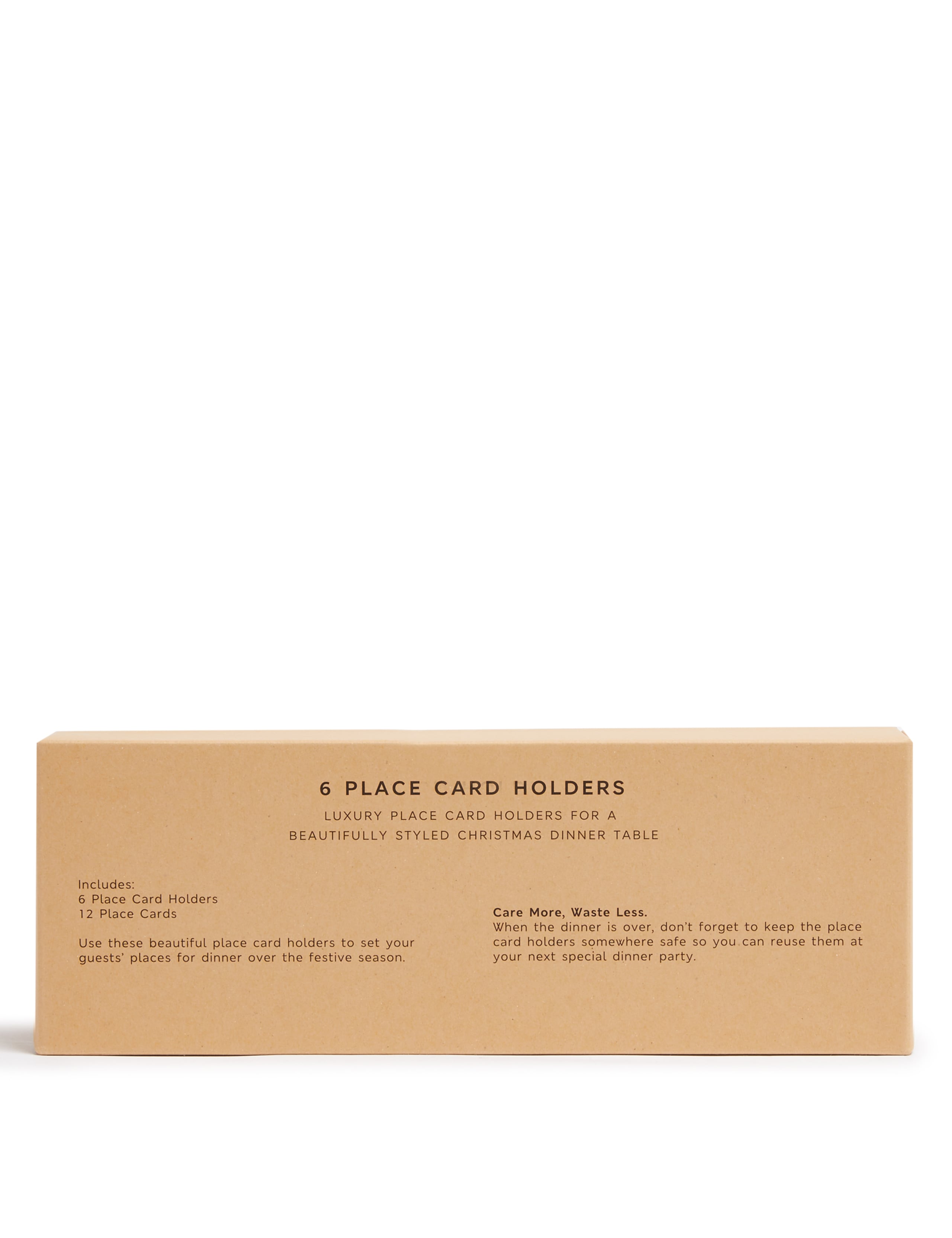 Christmas Star Place Card Holder Pack - Includes 6 Stars & 12 Place Cards 3 of 3