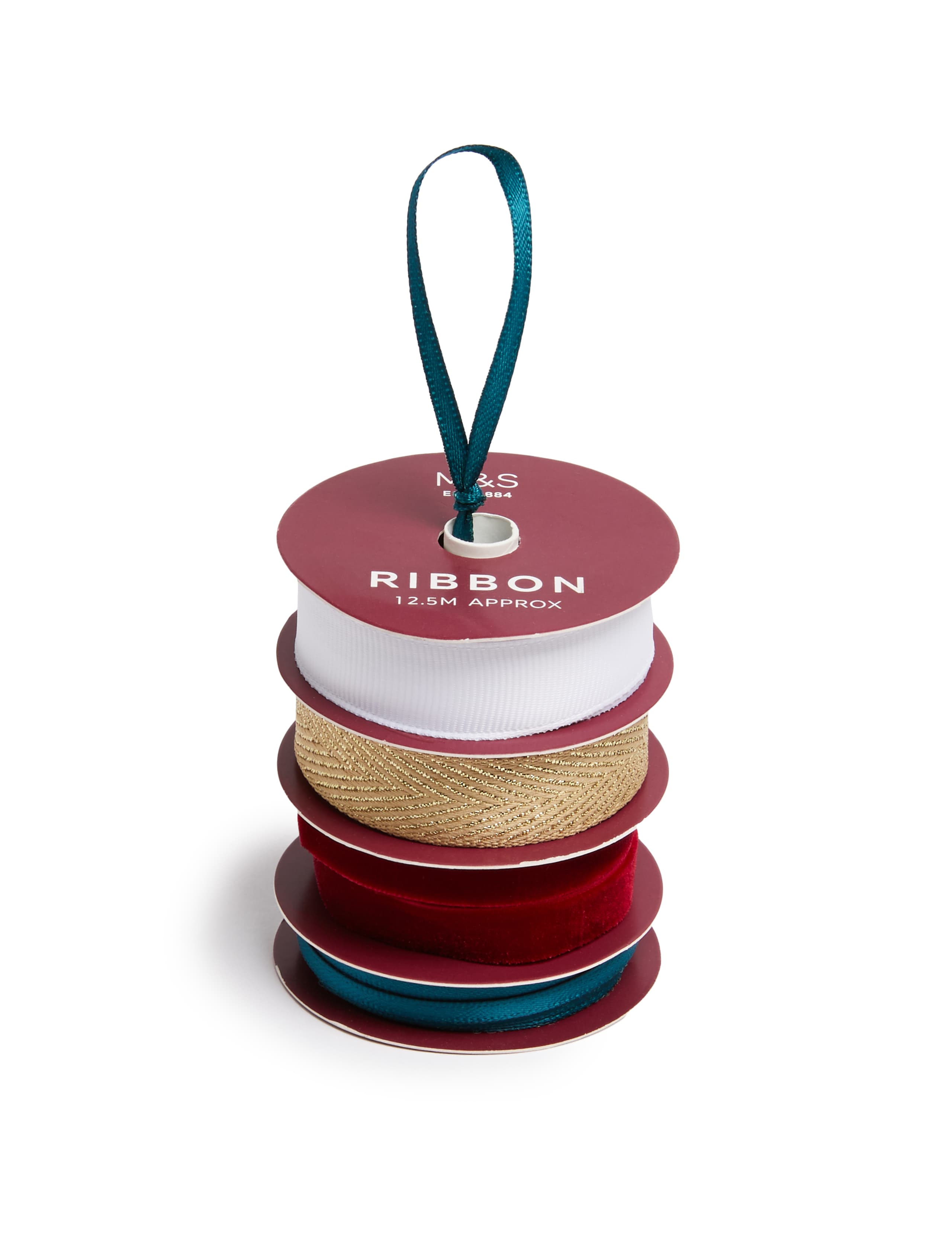 Christmas Opulence Ribbon Pack - 4 Designs in Red, Gold, Green & White 1 of 2