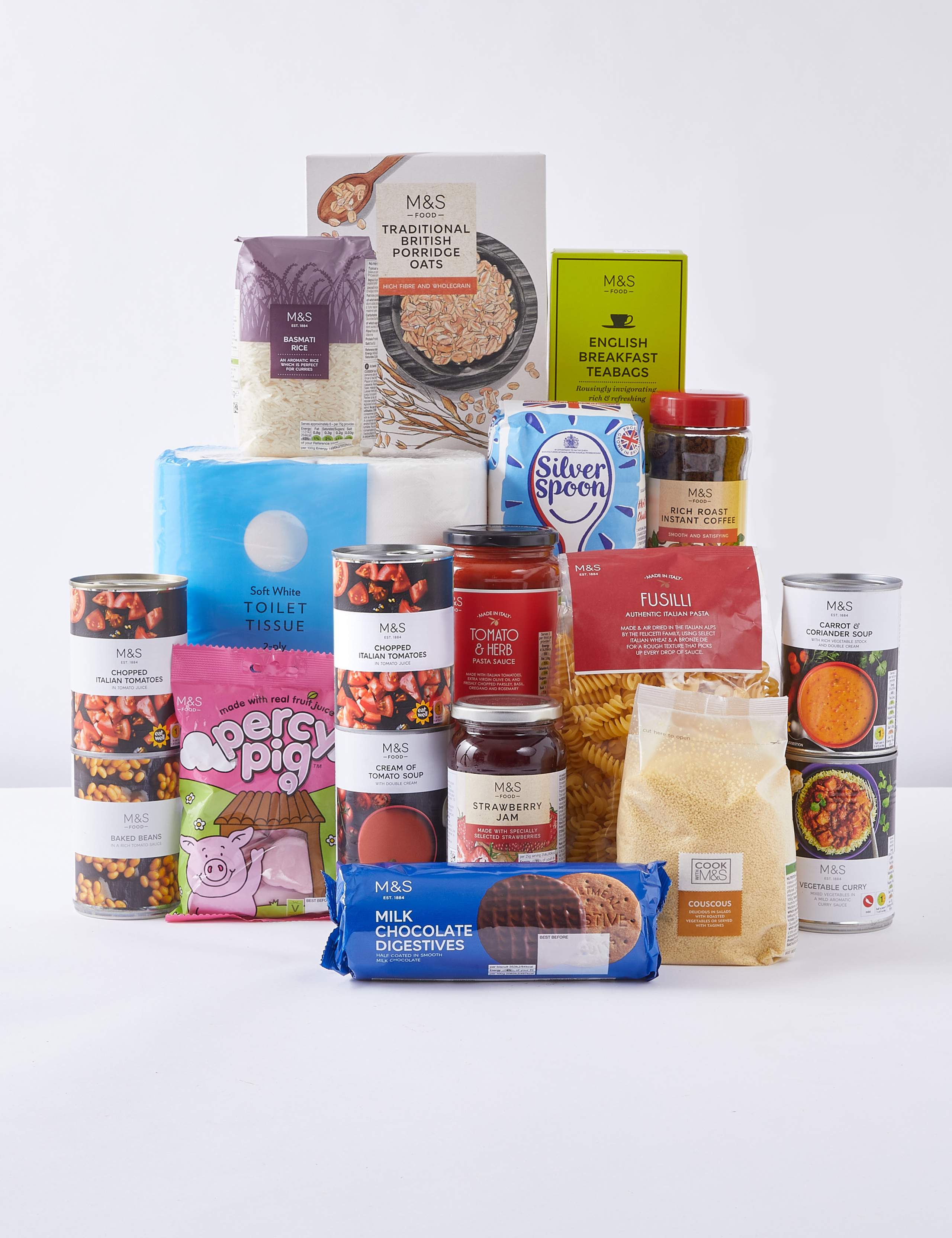 M&S Vegetarian Essentials Food Box 1 of 2