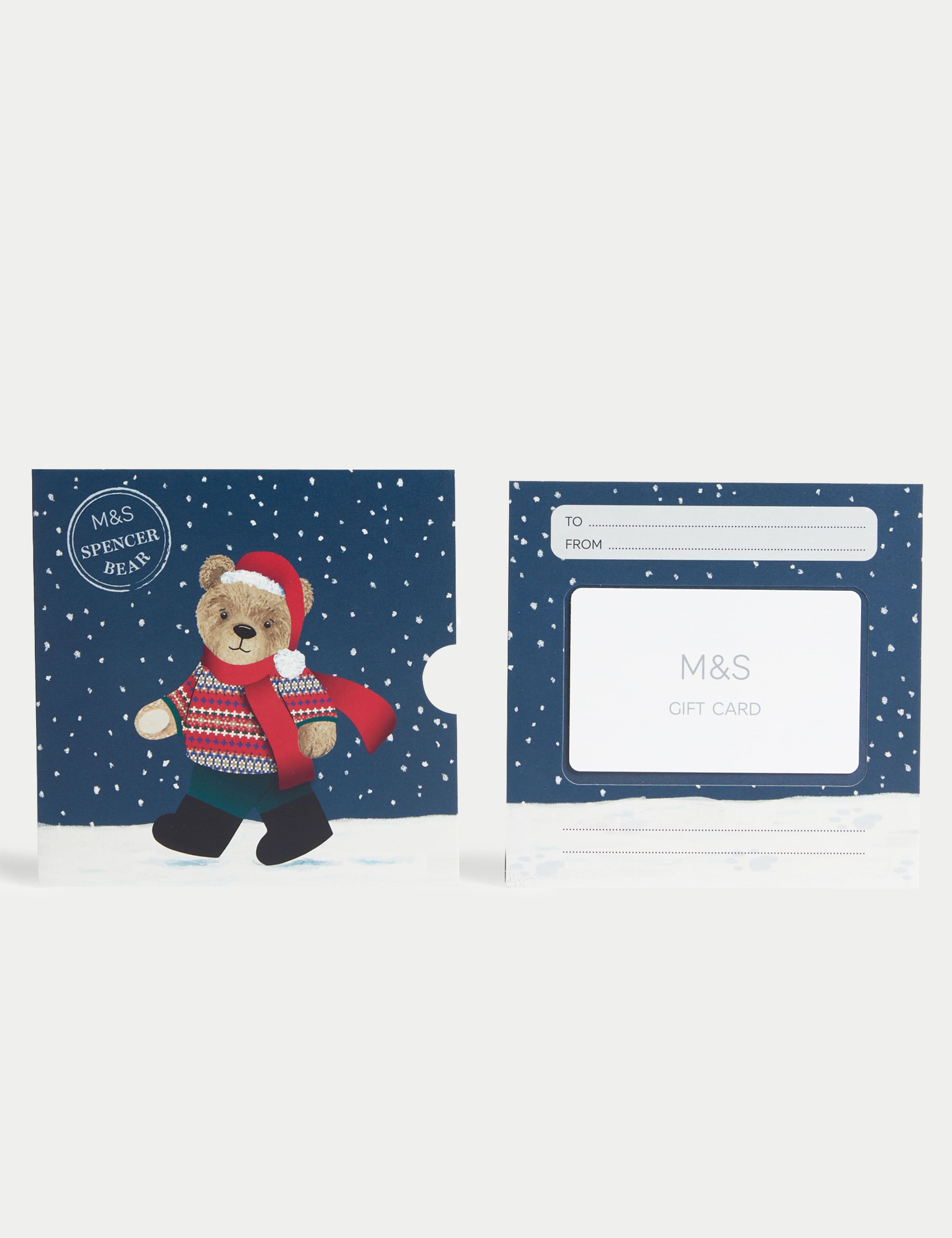 Christmas Spencer Bear Gift Card 2 of 4