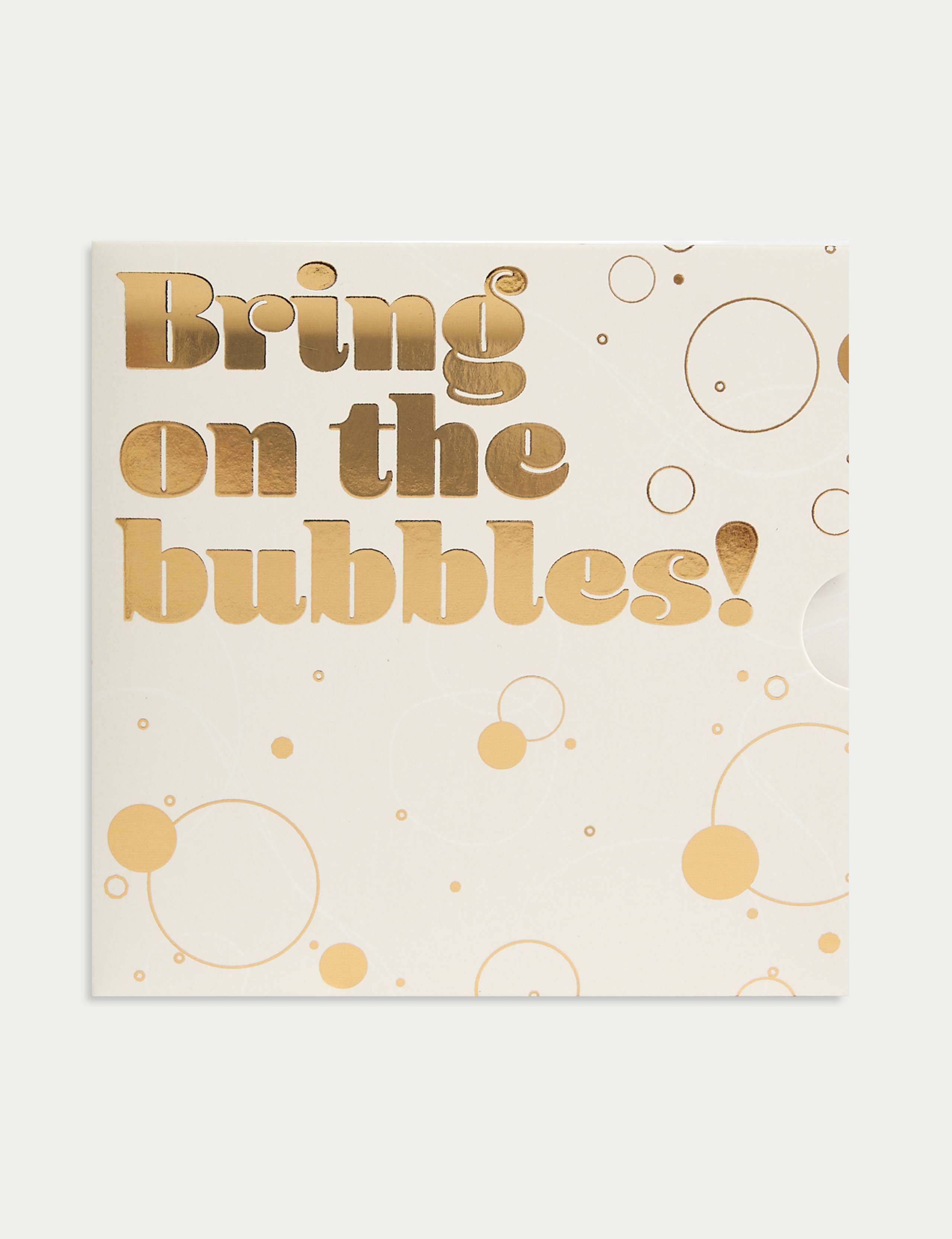 Gold Bubbles Gift Card 1 of 4