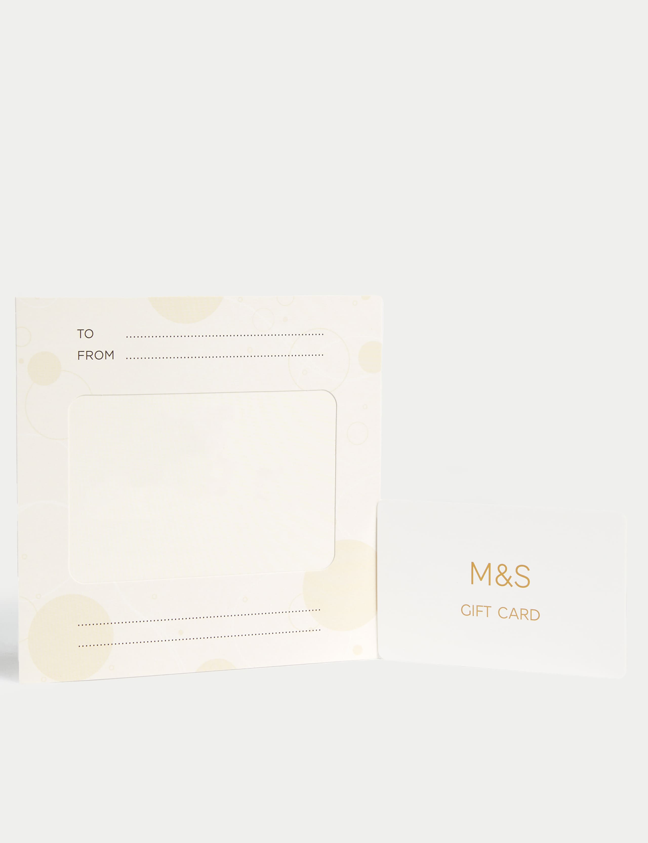 Gold Bubbles Gift Card 3 of 4