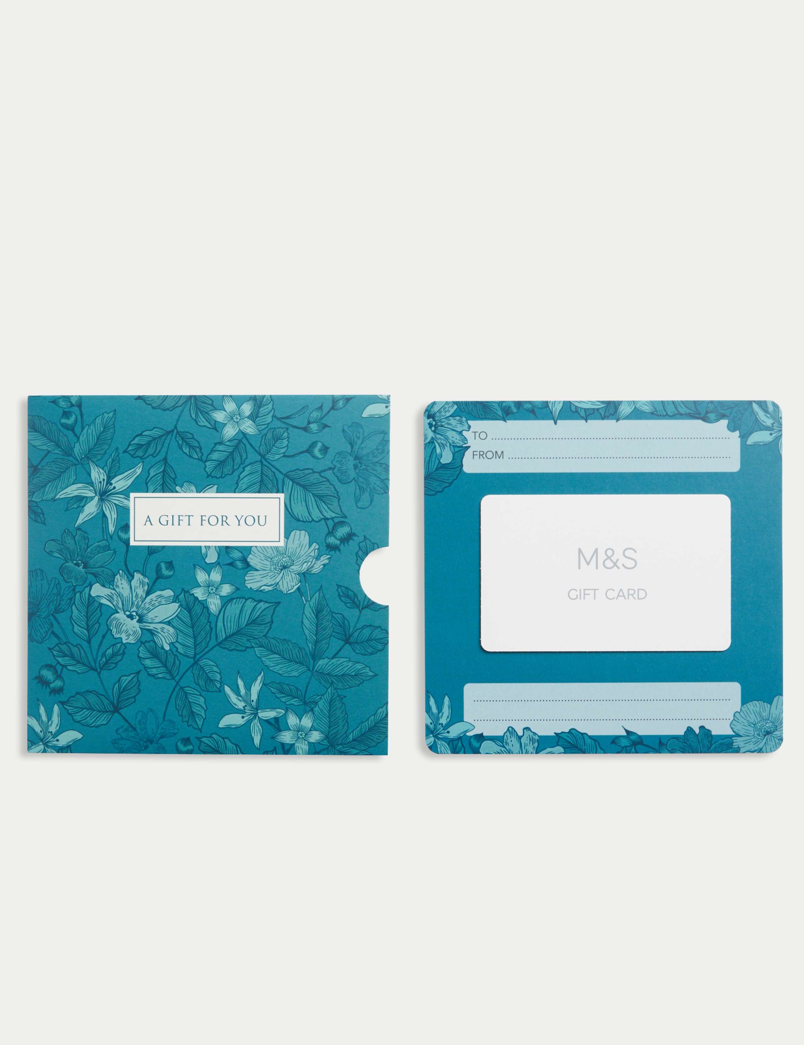 Blue Foliage Gift Card 2 of 4