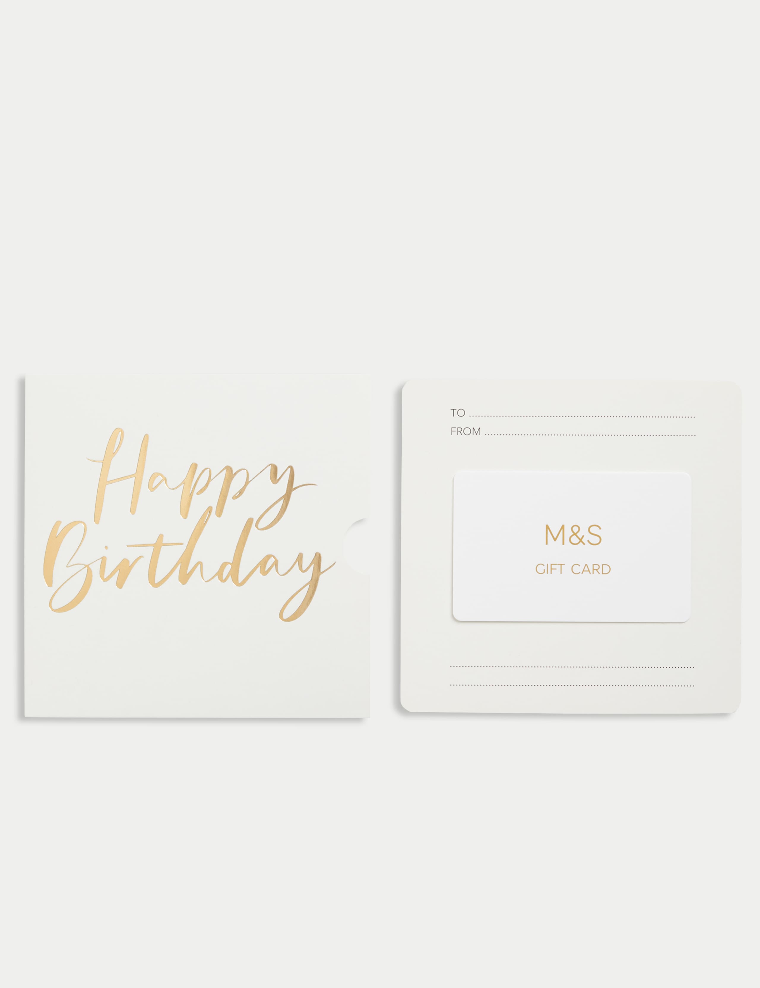 Happy Birthday Gold Gift Card 5 of 6