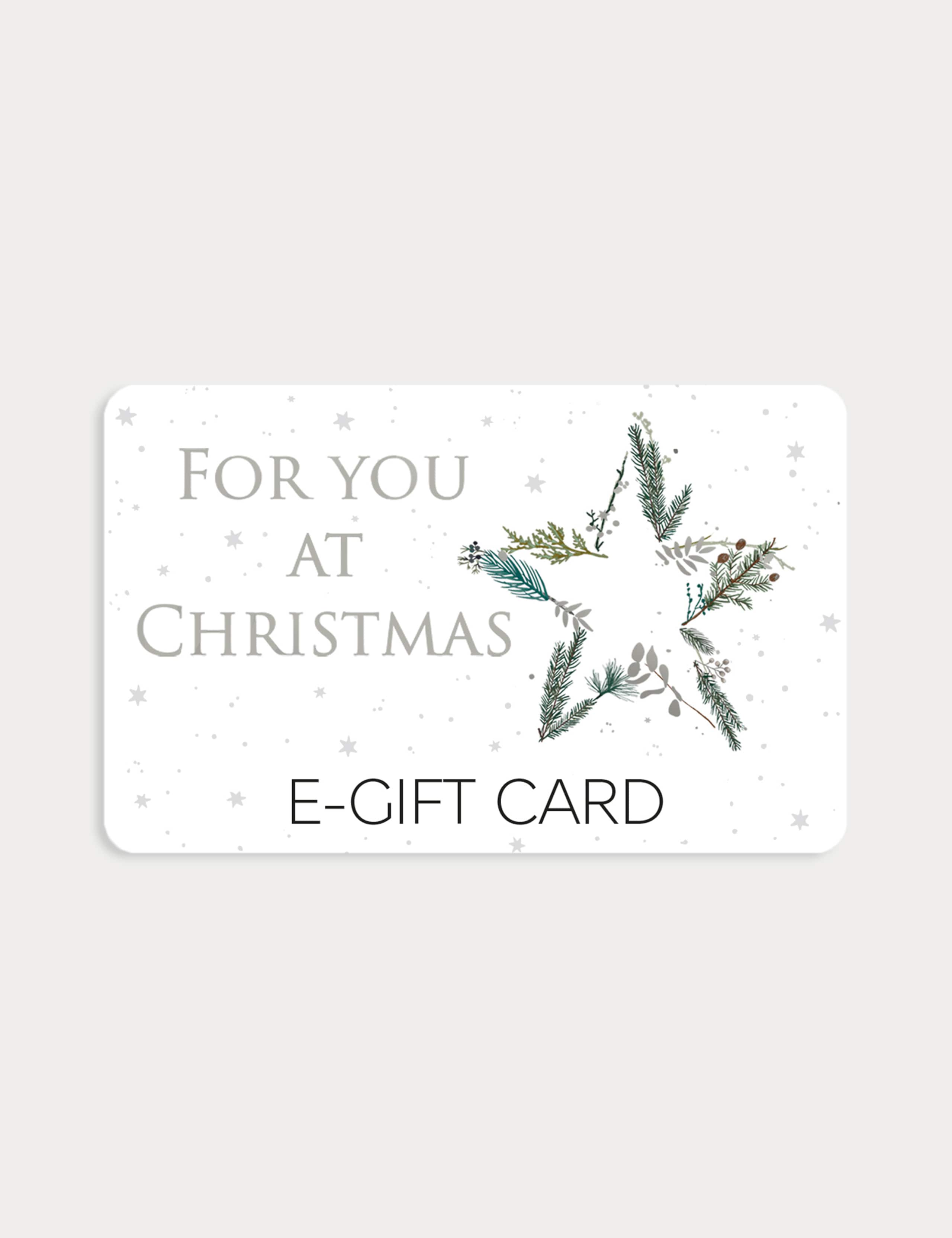 Xmas Silver Star E-Gift Card 1 of 1