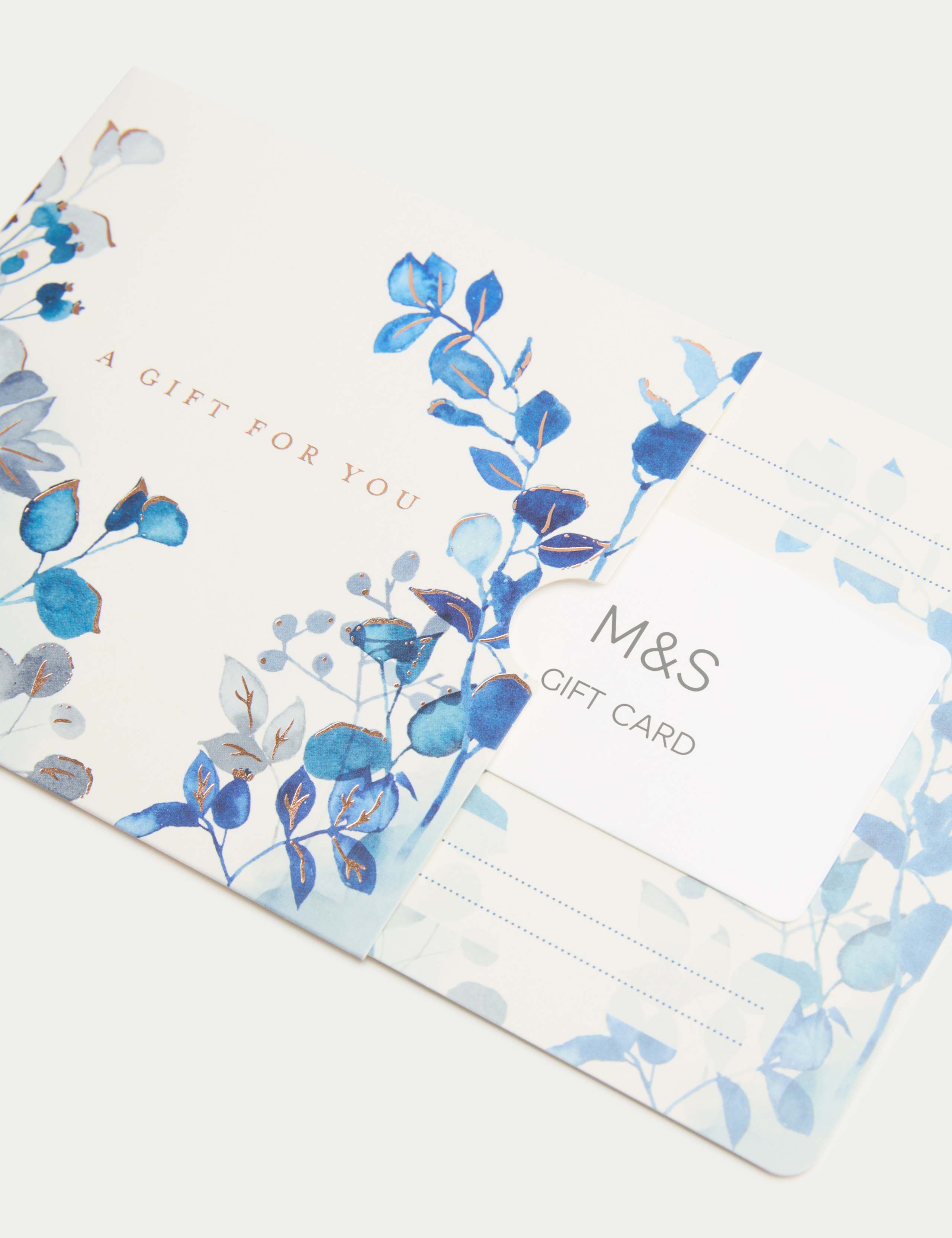 Blue Foliage Gift Card 2 of 4