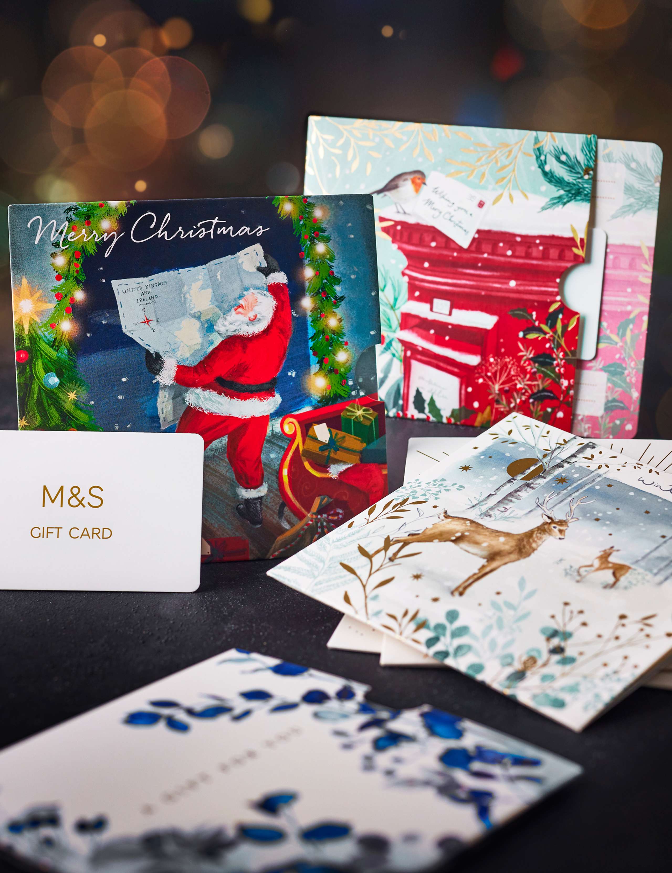 Blue Foliage Gift Card 4 of 4