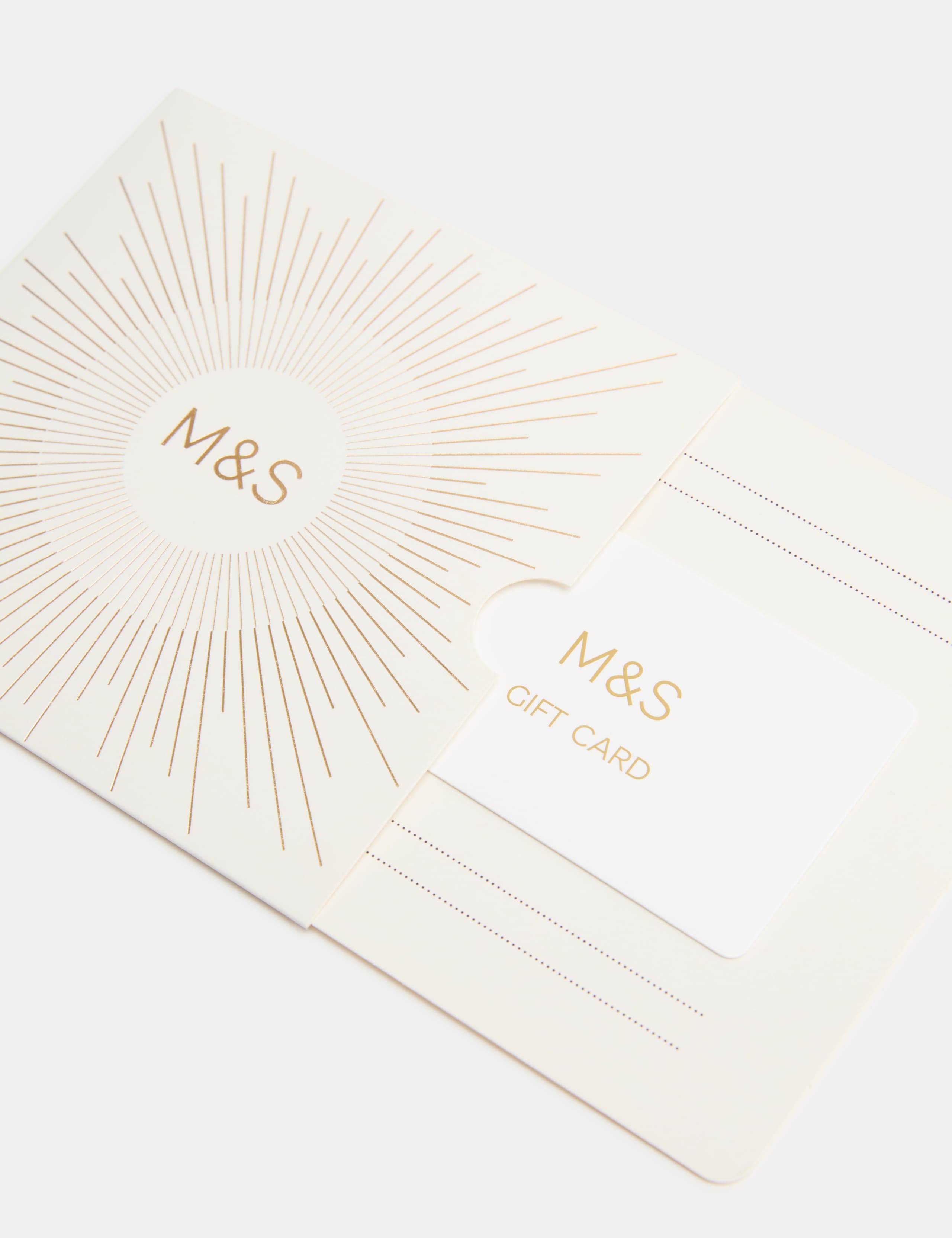 Gold Sunburst Gift Card 2 of 3