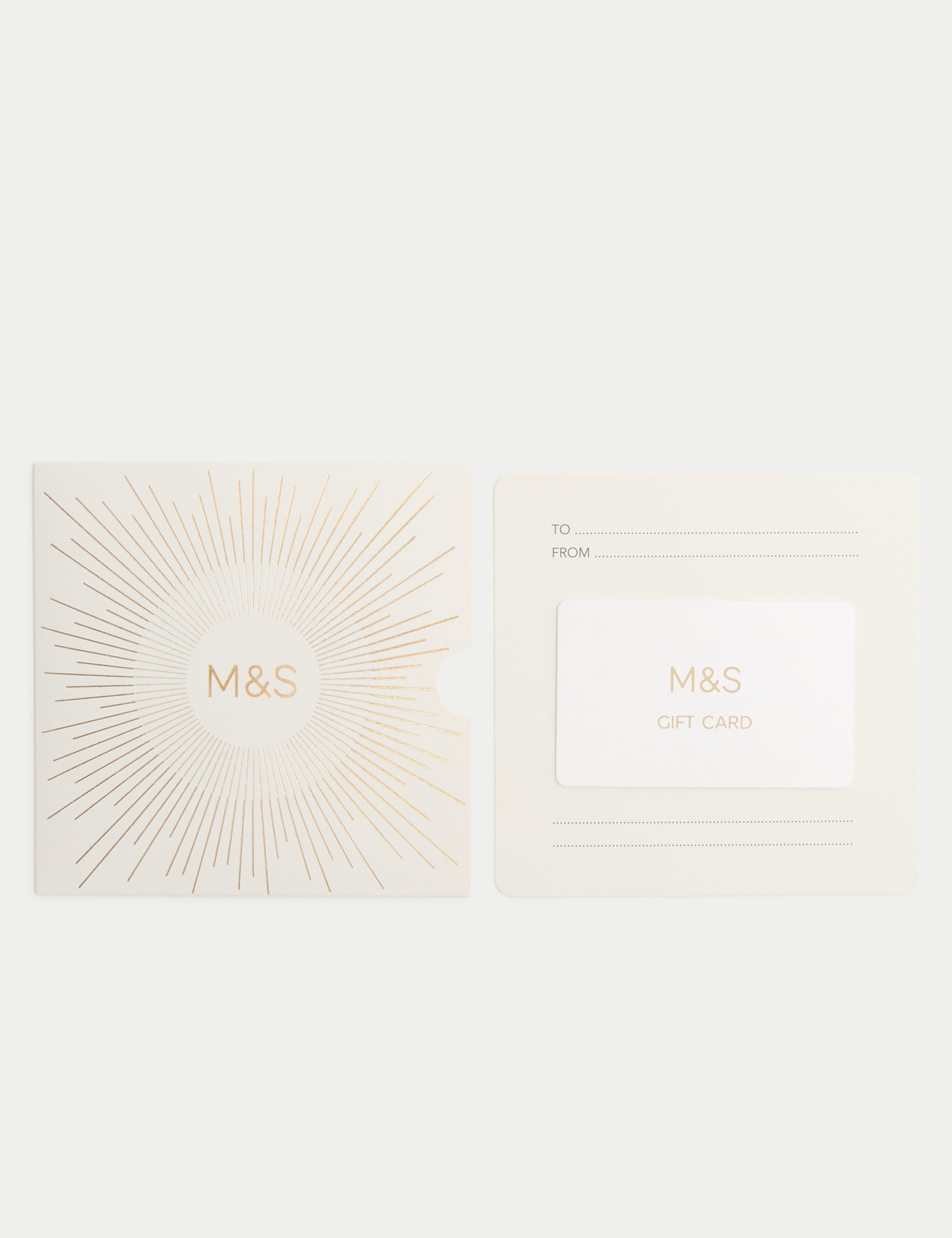 Gold Sunburst Gift Card 3 of 3