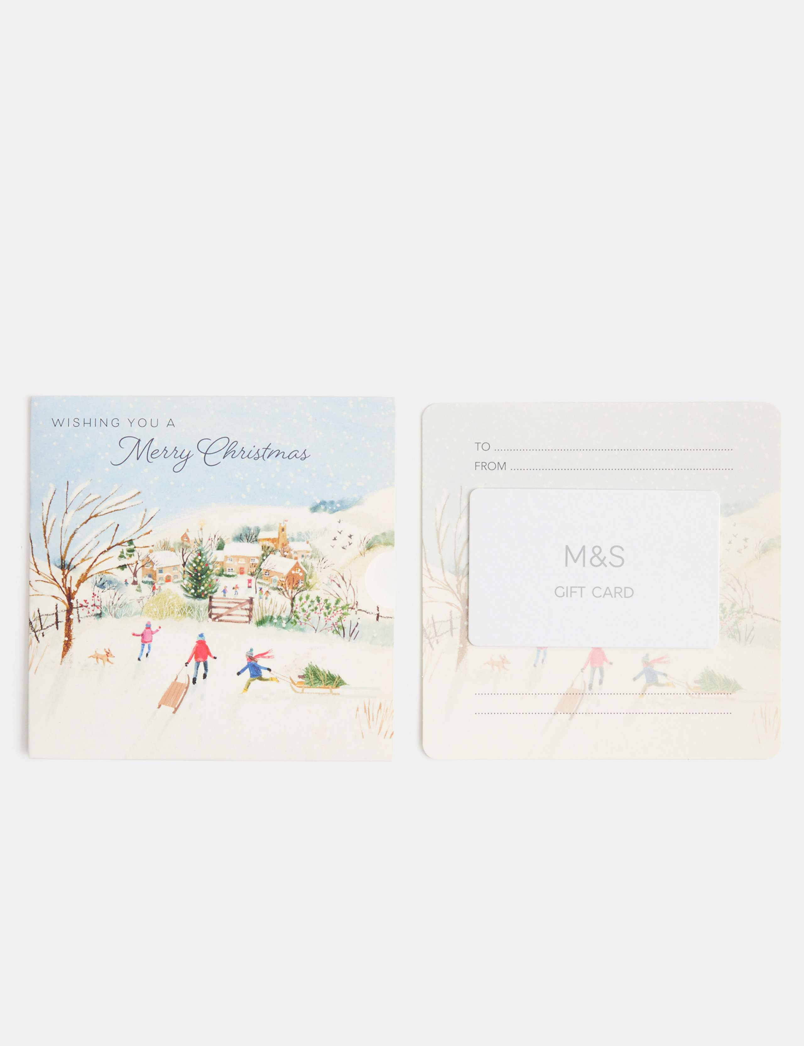 Christmas Town Scene Gift Card 2 of 3