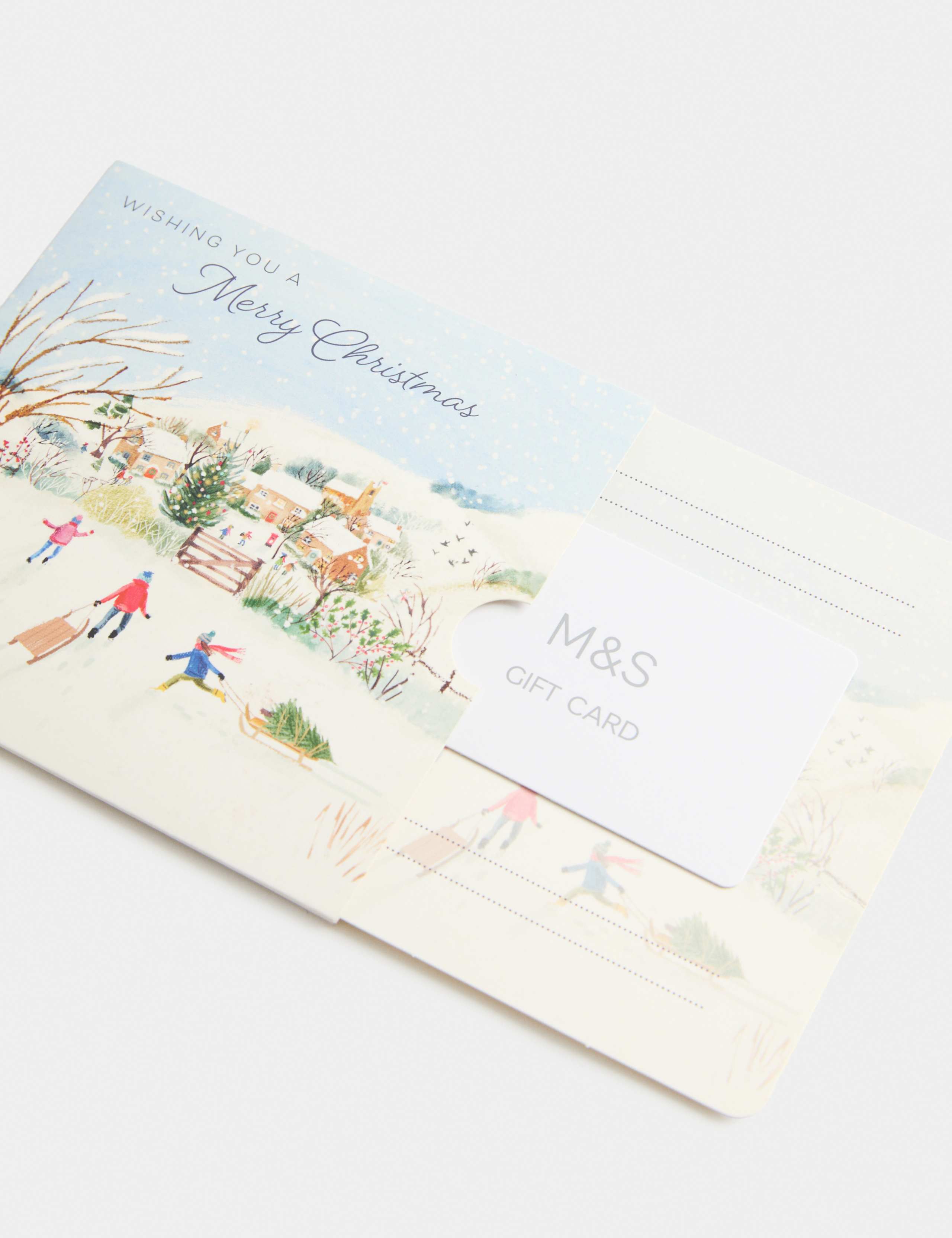 Christmas Town Scene Gift Card 3 of 3