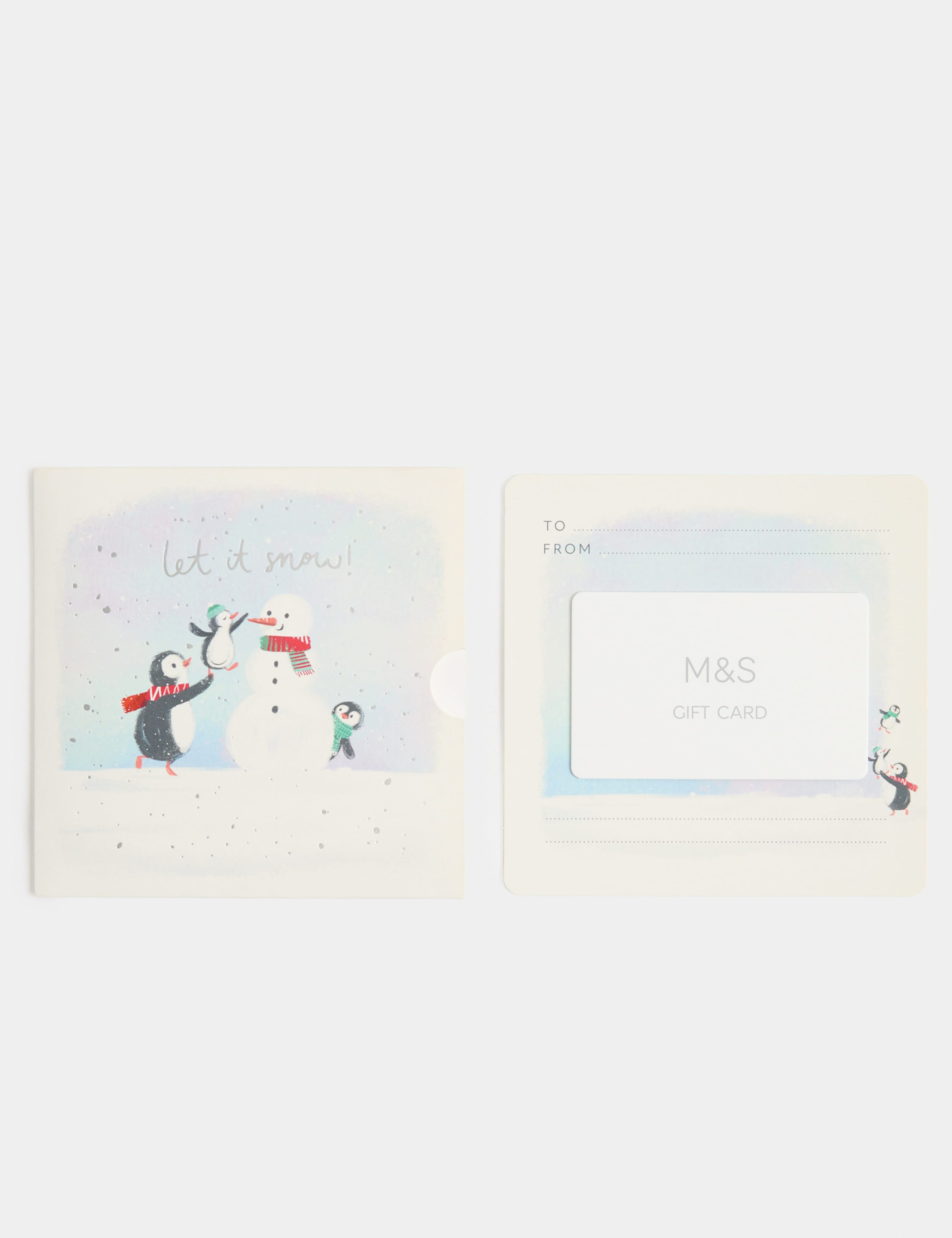 Christmas Snowman Gift Card 2 of 3