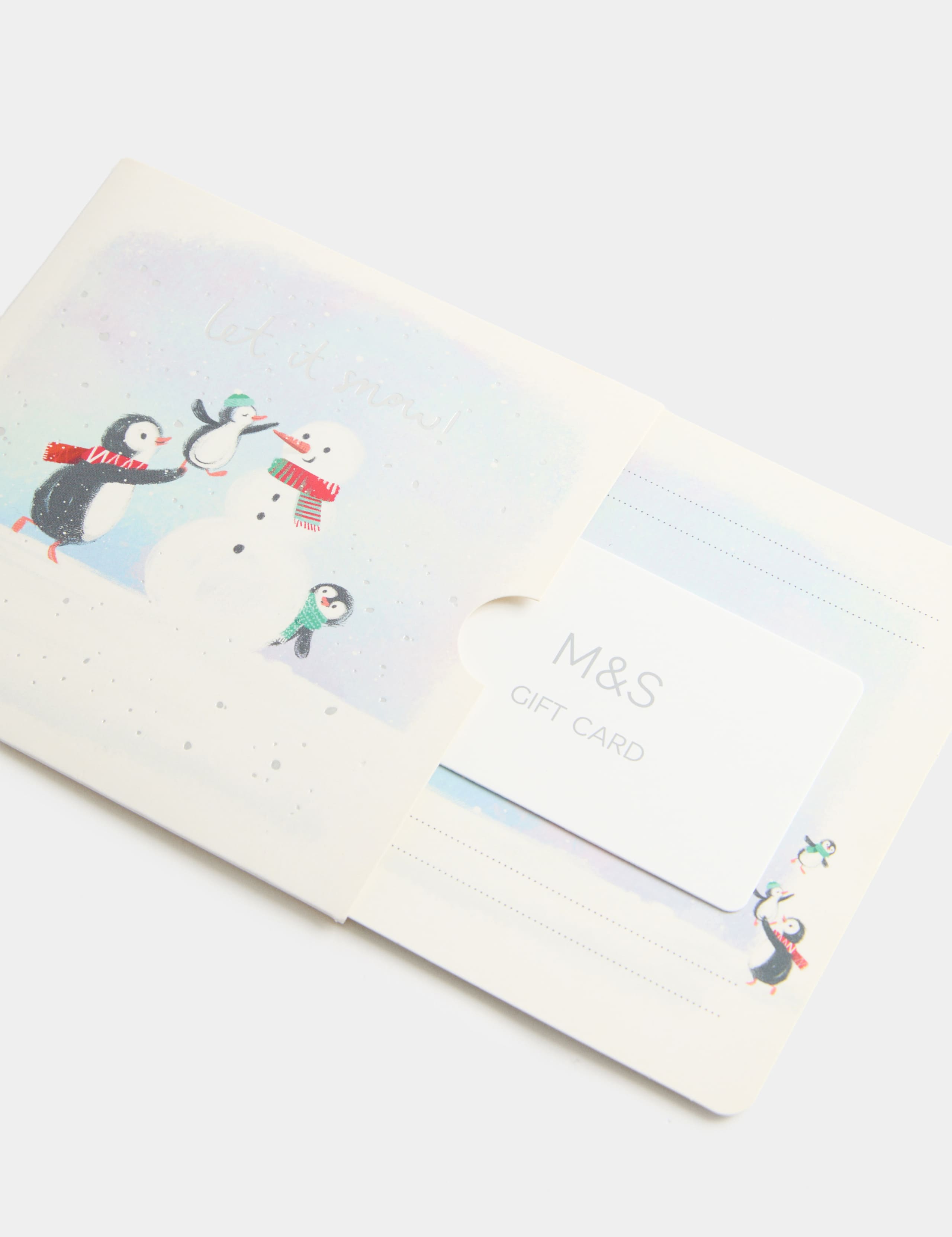 Christmas Snowman Gift Card 3 of 3