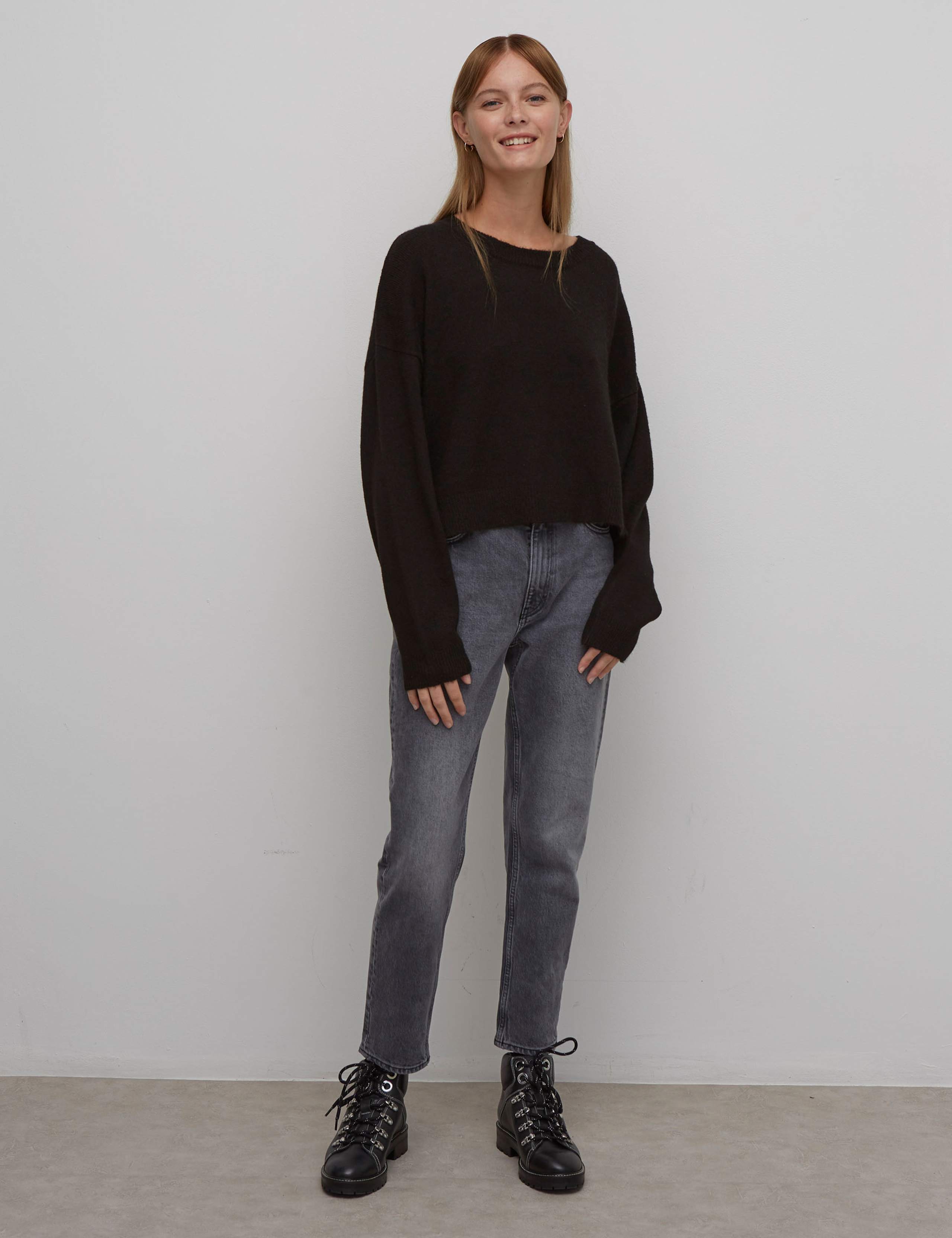 Crew Neck Relaxed Jumper 1 of 5