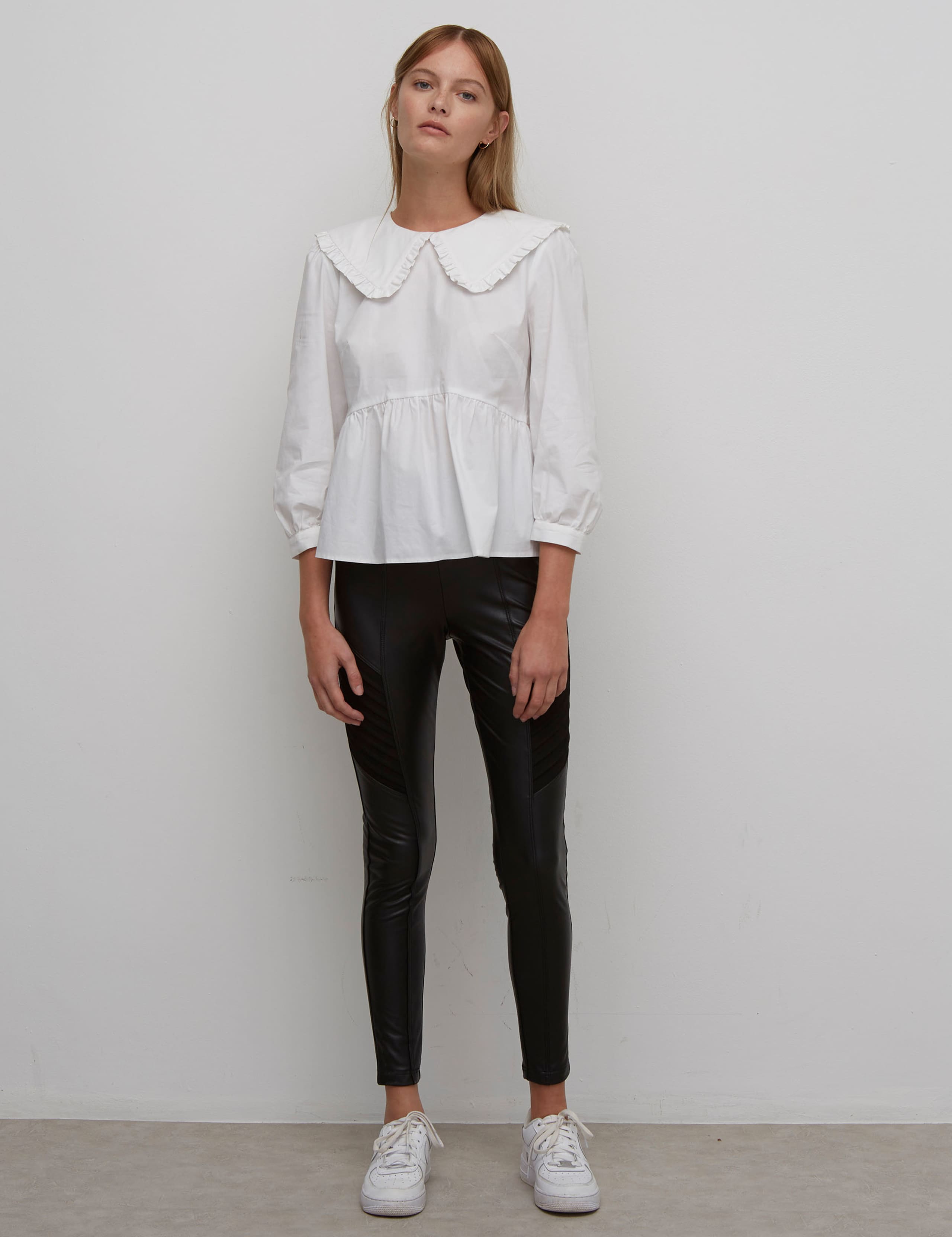 Faux Leather High Waisted Leggings 5 of 5