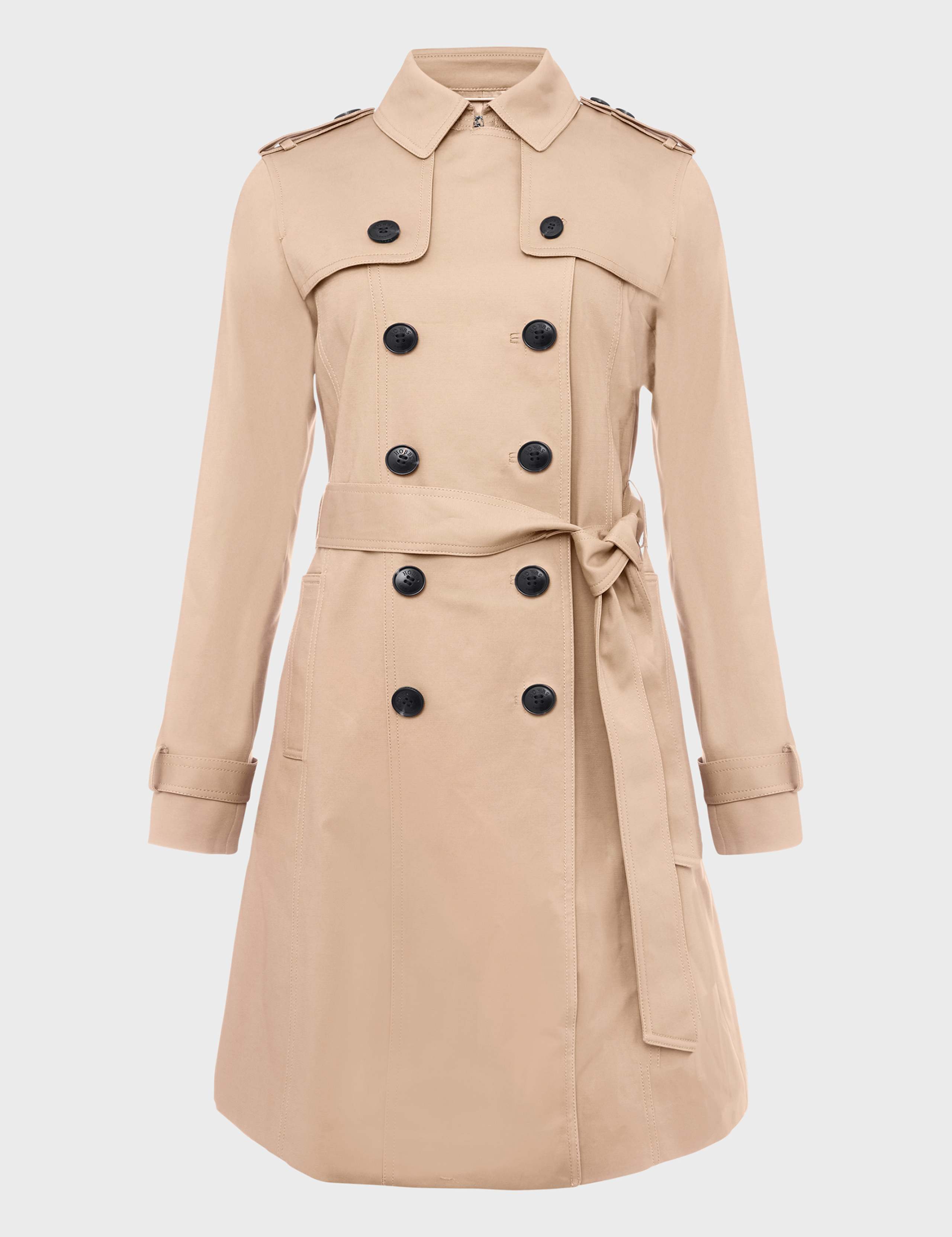 Saskia Cotton Rich Belted Trench Coat 2 of 12