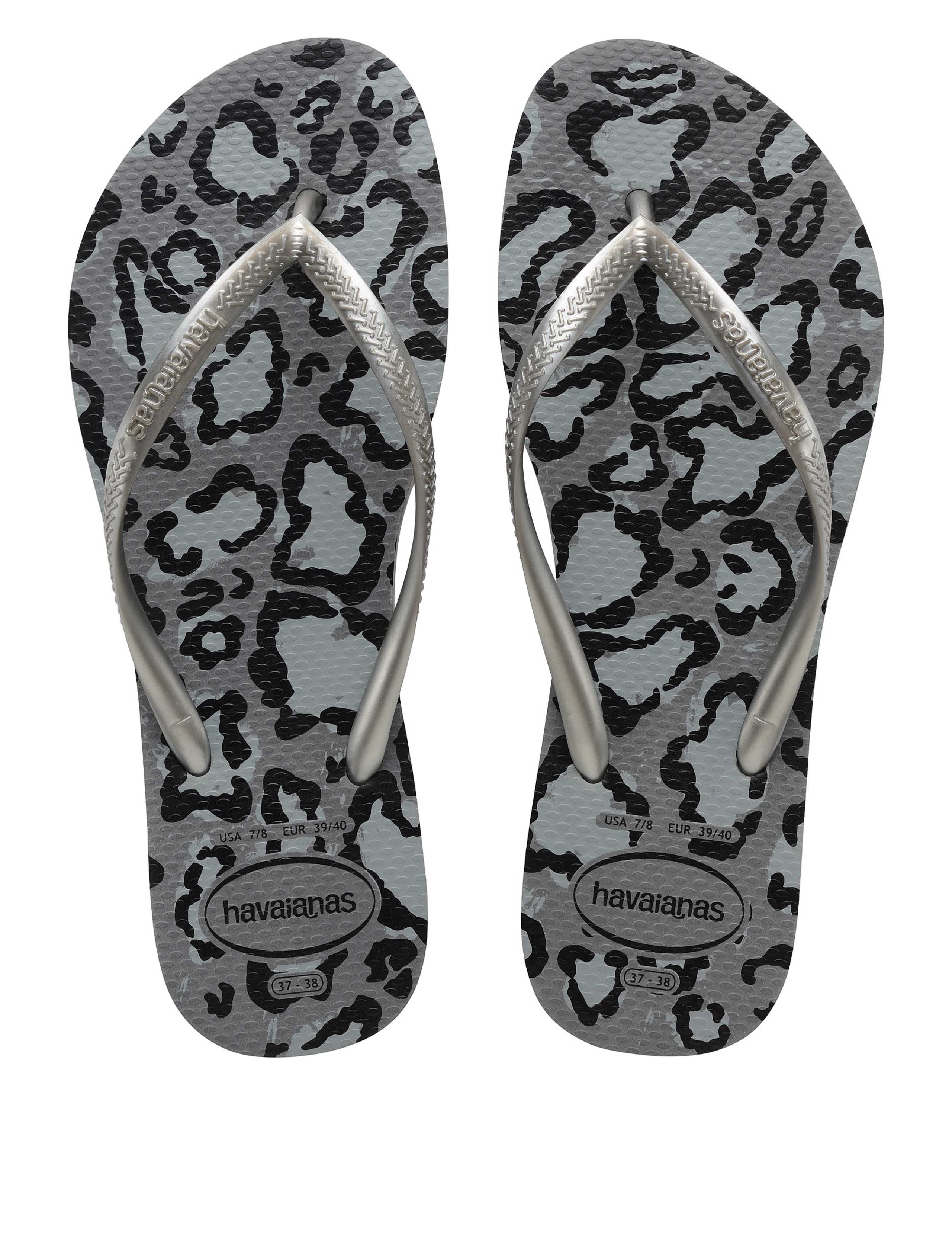 Animal Print Flip Flops 2 of 4