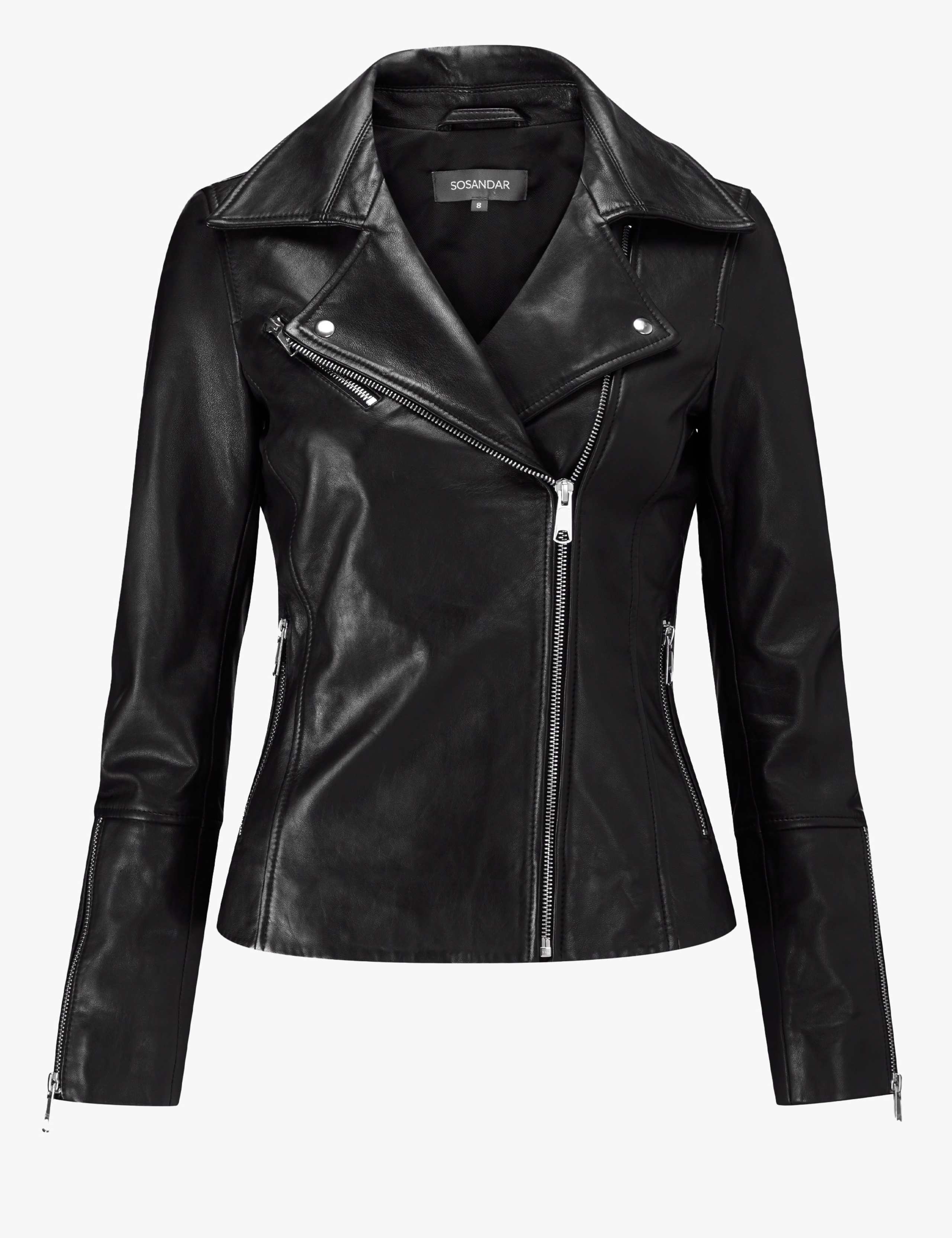 Leather Biker Jacket 2 of 7