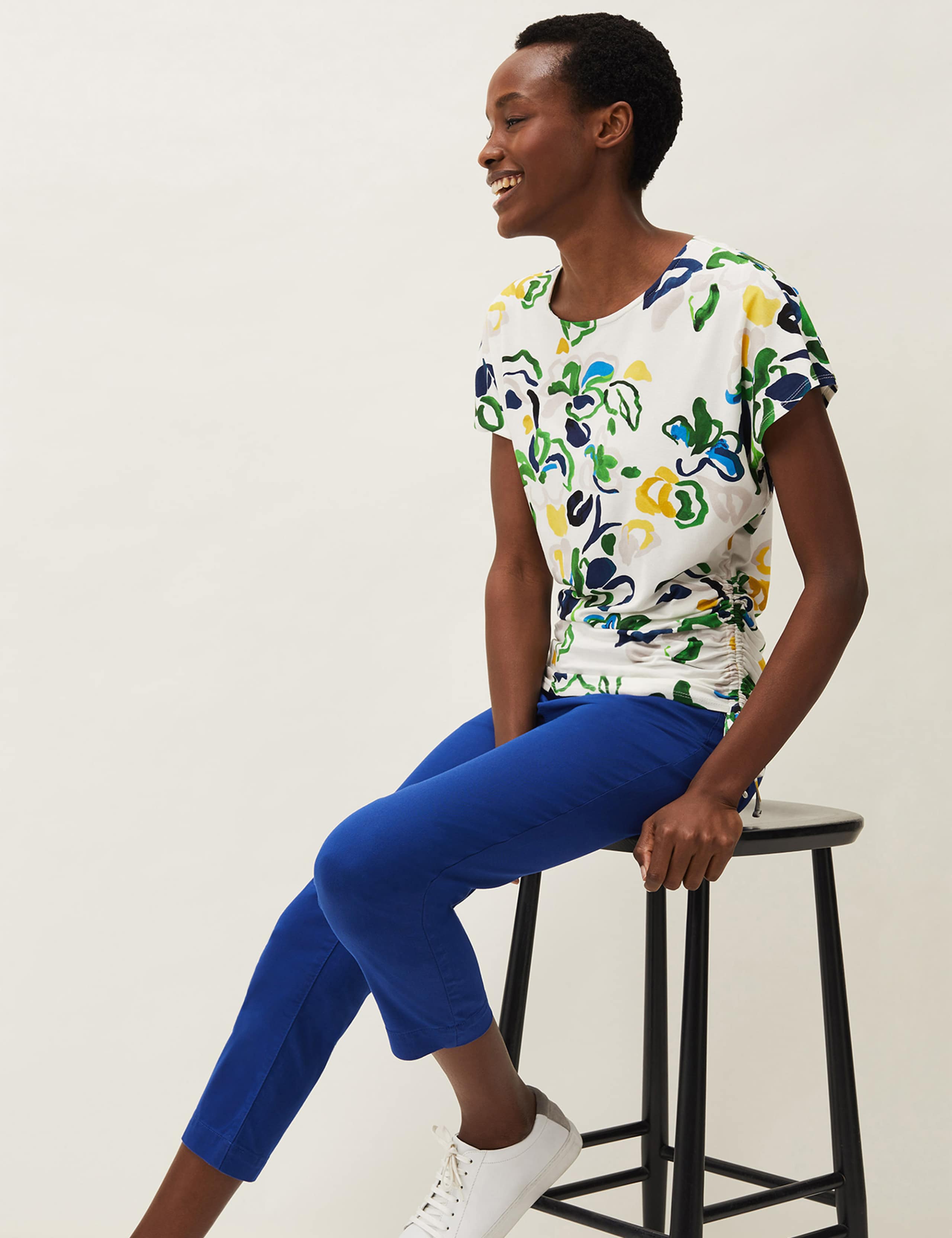 Floral Round Neck Regular Fit T-Shirt 1 of 5